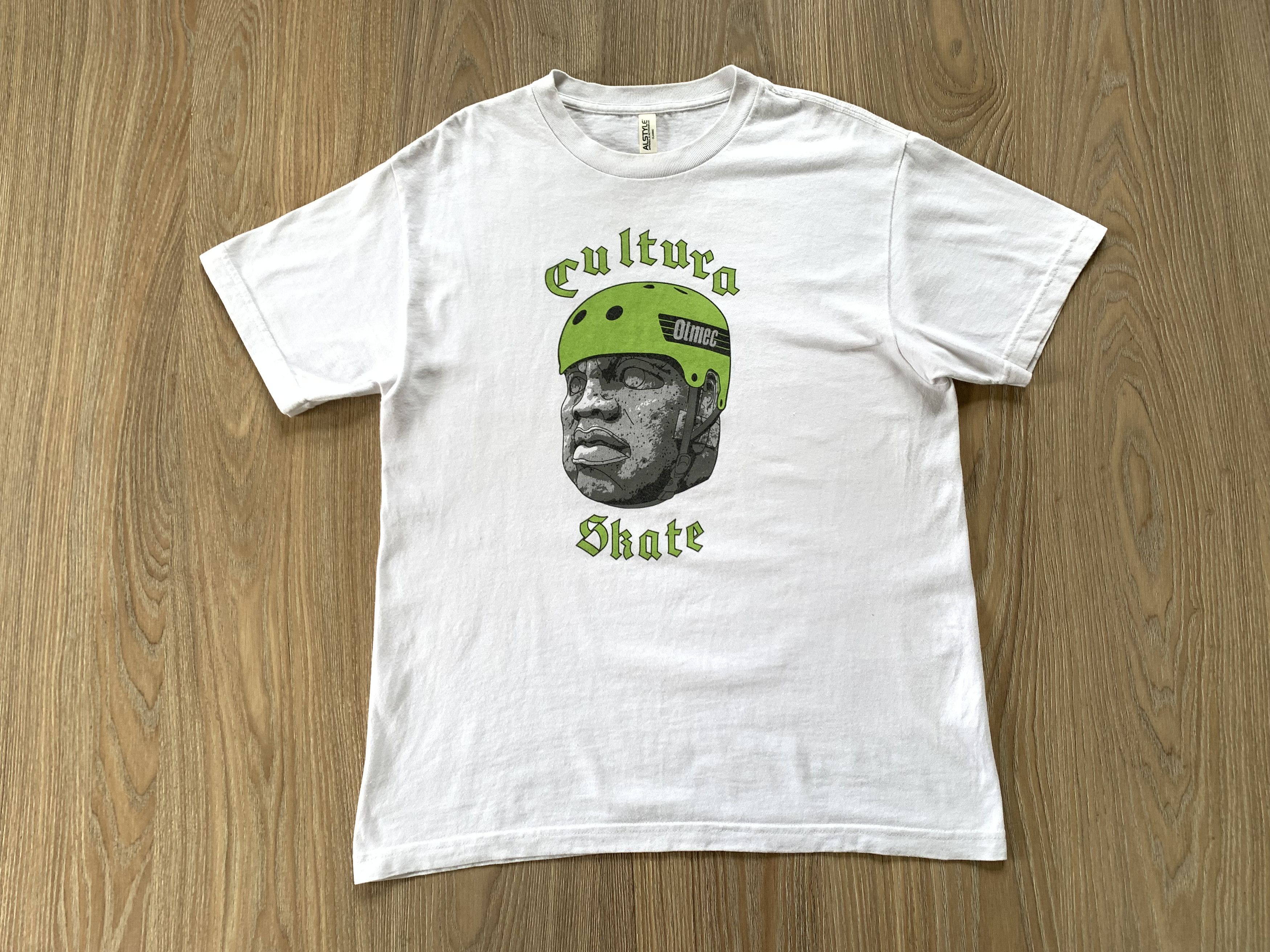 Alstyle Alstyle Cultura Skate White Print T-Shirt Size US S / EU 44-46 / 1 - 2 Thumbnail