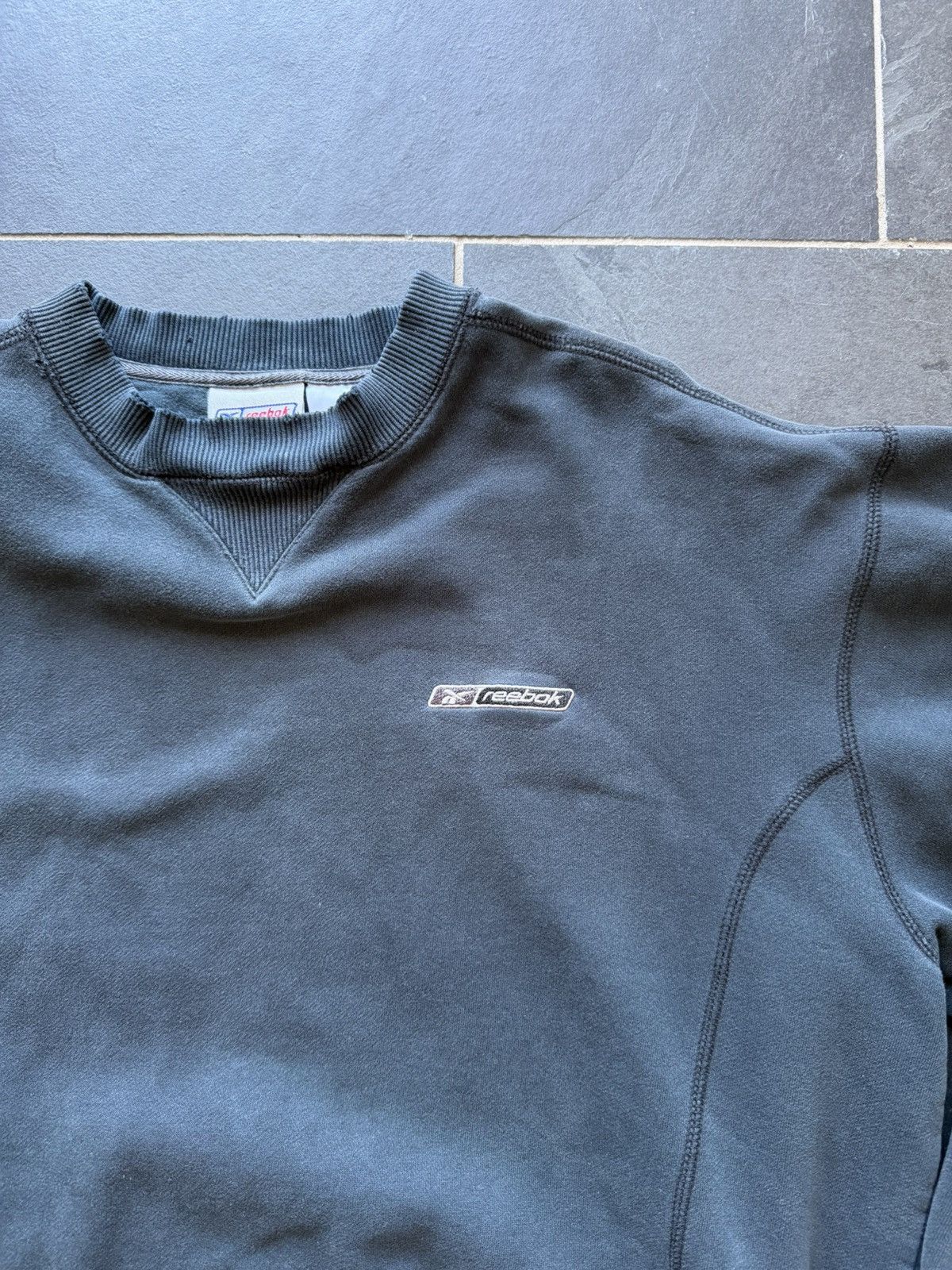 Reebok Vintage Reebok Dark Grey Sweatshirt Size US L / EU 52-54 / 3 - 2 Thumbnail