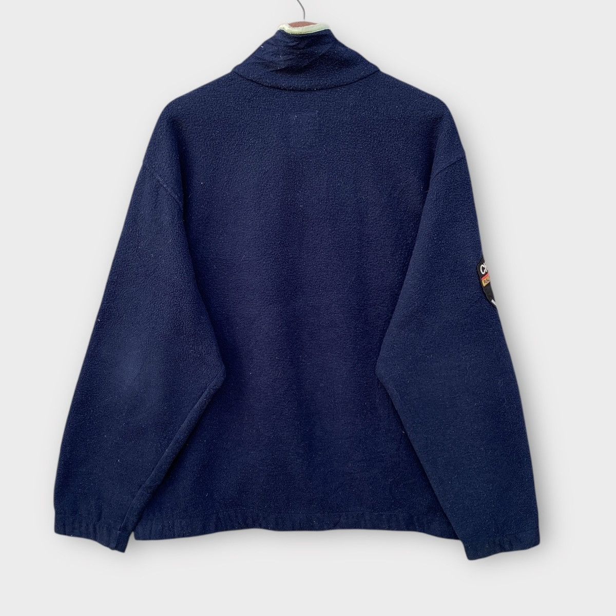 Chaps Ralph Lauren VINTAGE 90s CHAPS RALPH LAUREN FLEECE NAVY JACKET PATCH LOGO Size US L / EU 52-54 / 3 - 4 Thumbnail