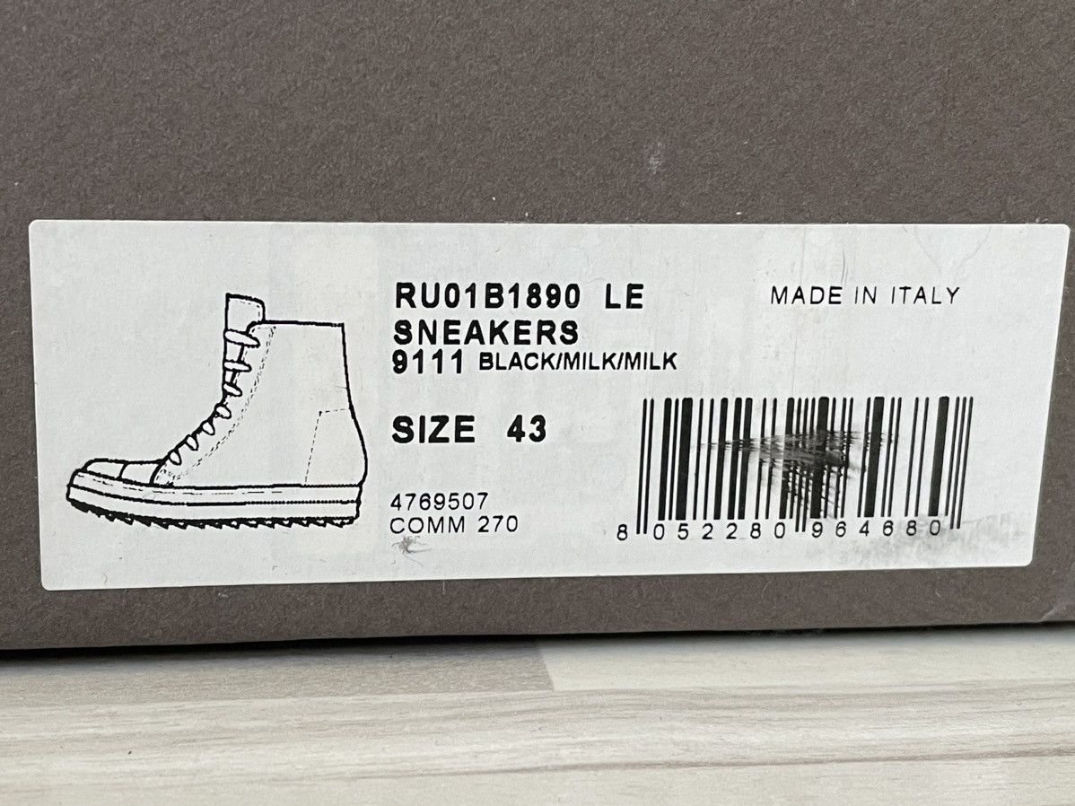 Rick Owens Rick Owens ramones SS22 Size US 10 / EU 43 - 12 Thumbnail