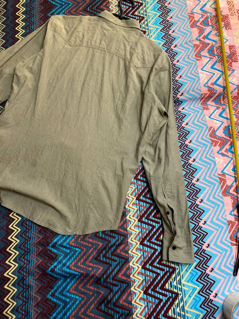 Diesel × Japanese Brand Vintage Y2K Diesel Embroidered Logo Button Up Shirt Size US M / EU 48-50 / 2 - 9 Thumbnail