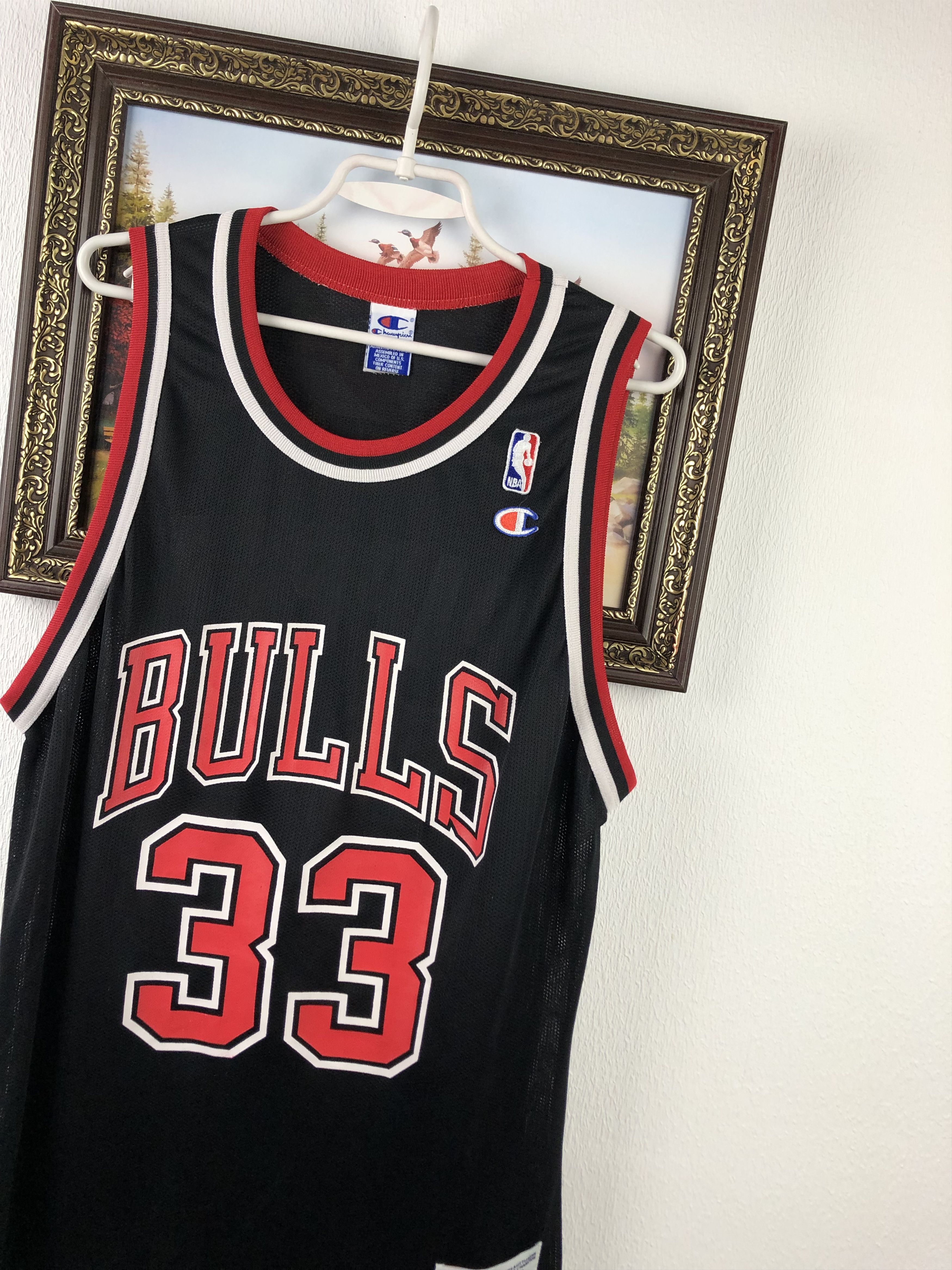 Champion Vintage Champion Scottie Pippen Chicago Bulls Jersey Black Size US L / EU 52-54 / 3 - 4 Thumbnail