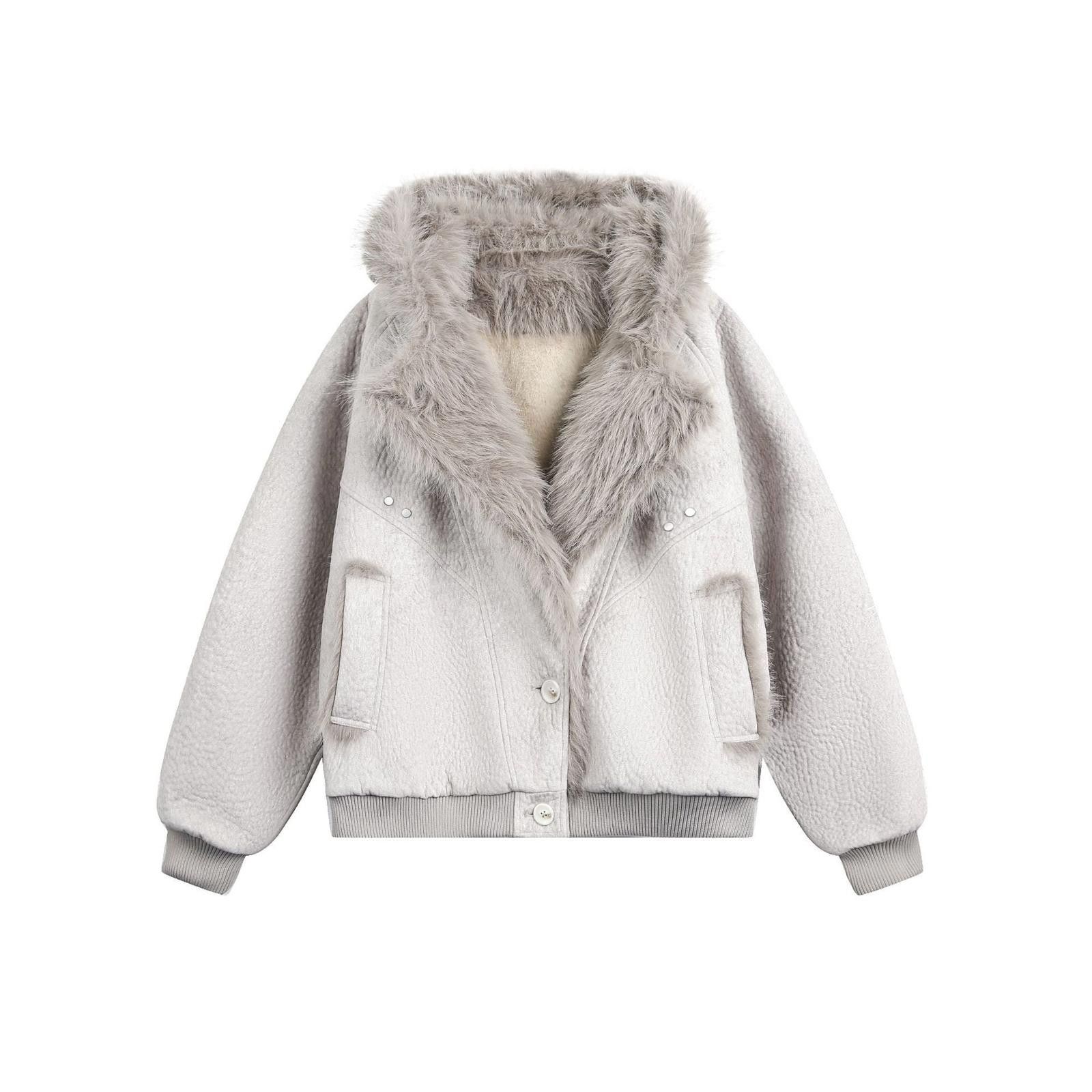 Japanese Brand Faux Fur Lined Bomber Jacket, Men's Winter Outerwear Size US L / EU 52-54 / 3 - 5 Thumbnail