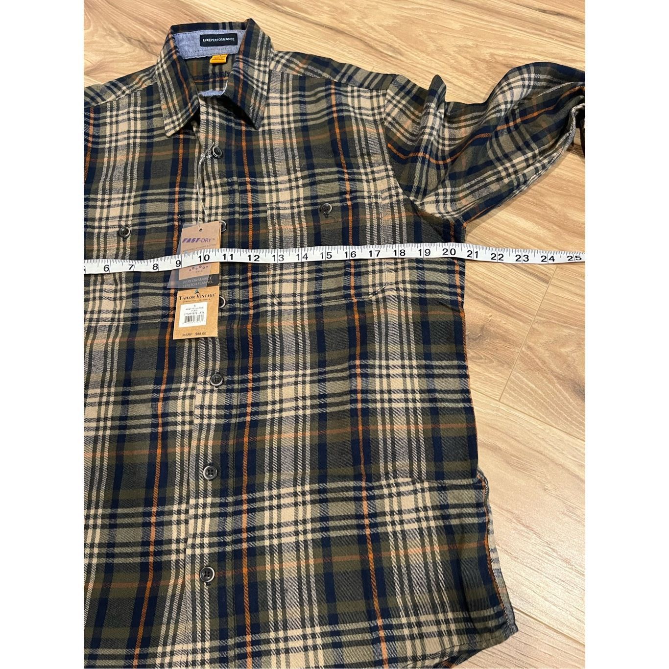 Other Tailor Vintage NWT army telluride Plaid Long Sleeve Men Butt Size US S / EU 44-46 / 1 - 8 Thumbnail