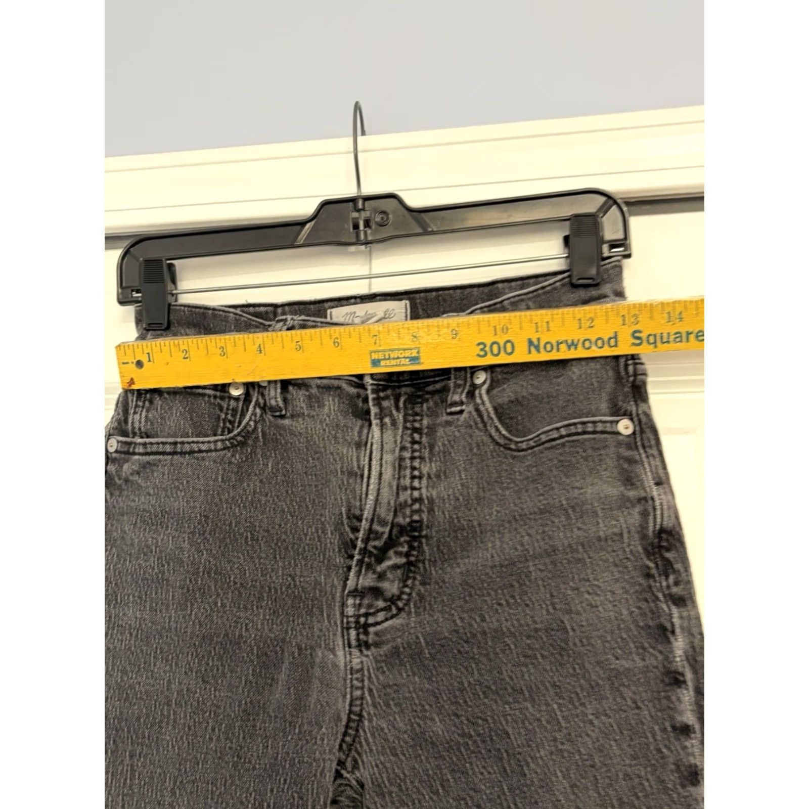 Madewell VINTAGE Madewell The Perfect Vintage Straight Jean Womens Gray High Rise Denim sz 25 Size 42" / US 20 - 5 Thumbnail