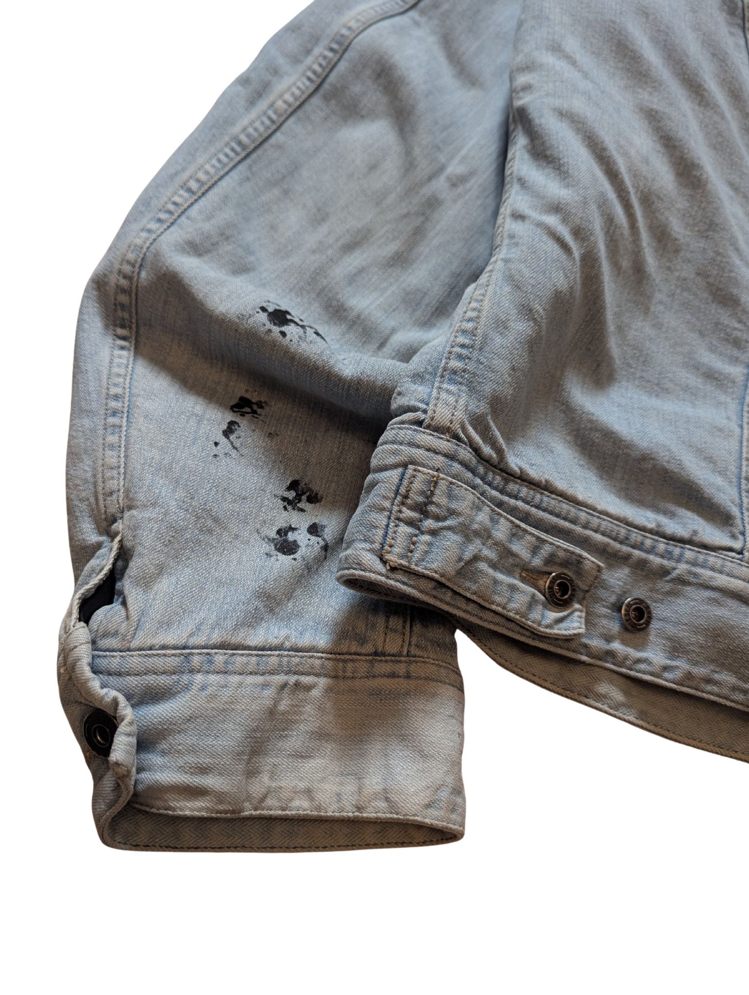 Diesel Vintage Diesel Denim Jacket Distressed Y2K Size US XXL / EU 58 / 5 - 5 Thumbnail