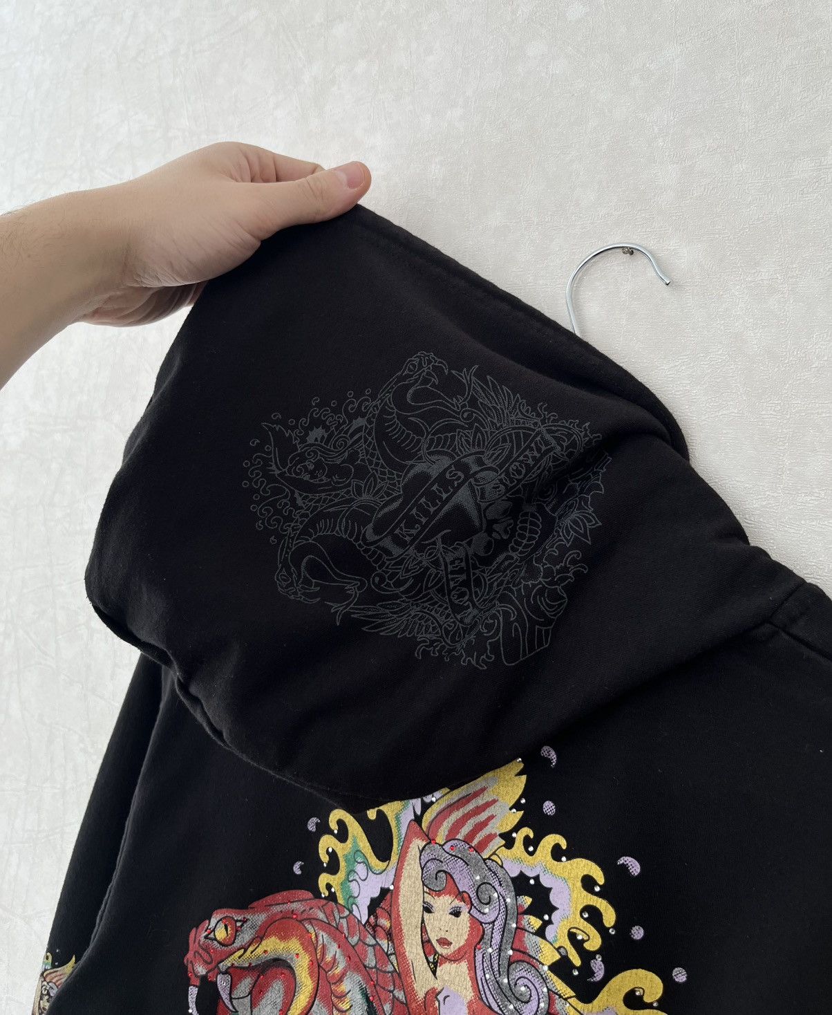 Japanese Brand Ed Hardy Style Y2K Zip Hoodie Size US S / EU 44-46 / 1 - 13 Thumbnail