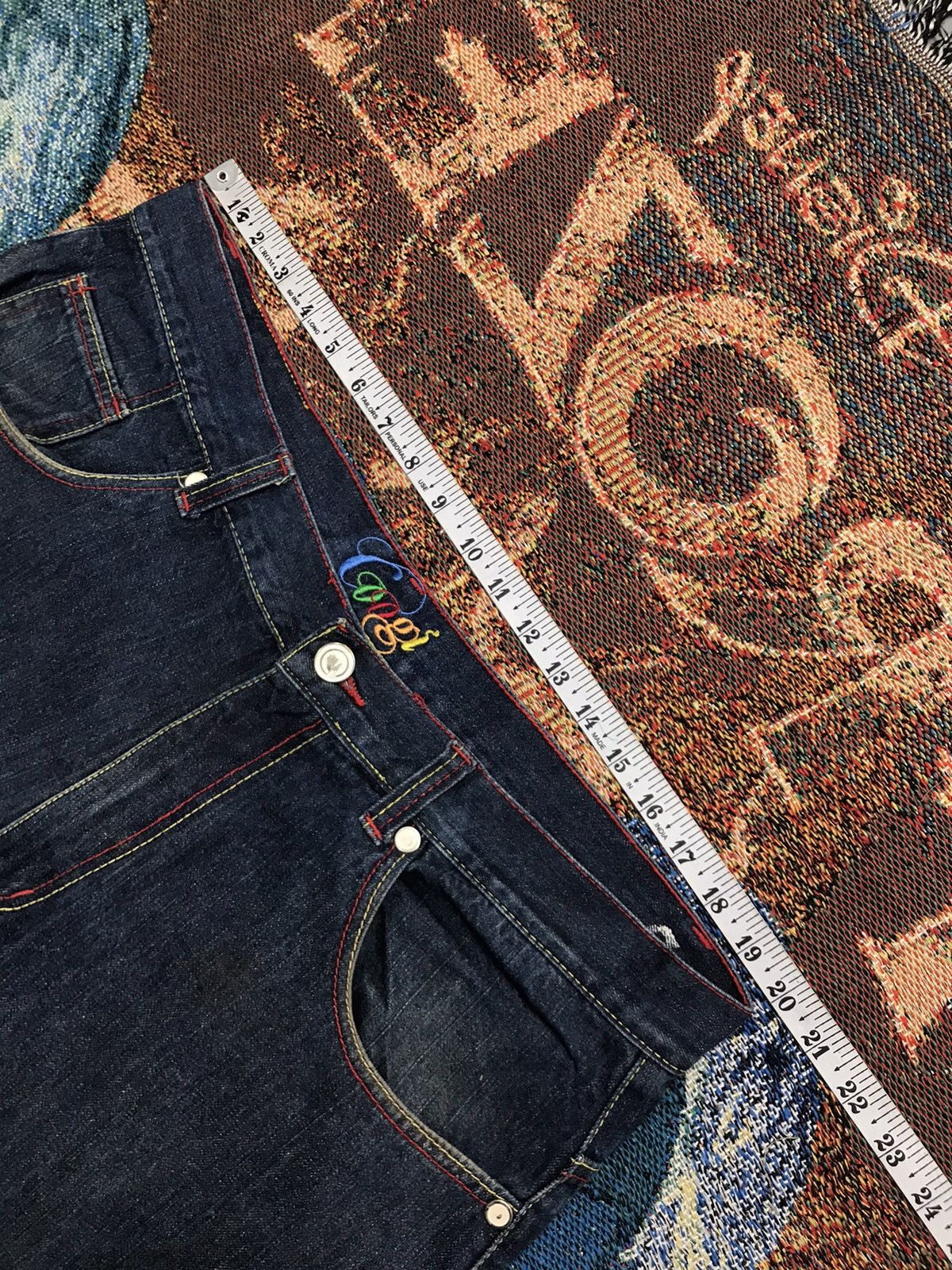 Coogi Vintage Coogi crazy bird embroidered denim jort Size US 40 / EU 56 - 7 Thumbnail