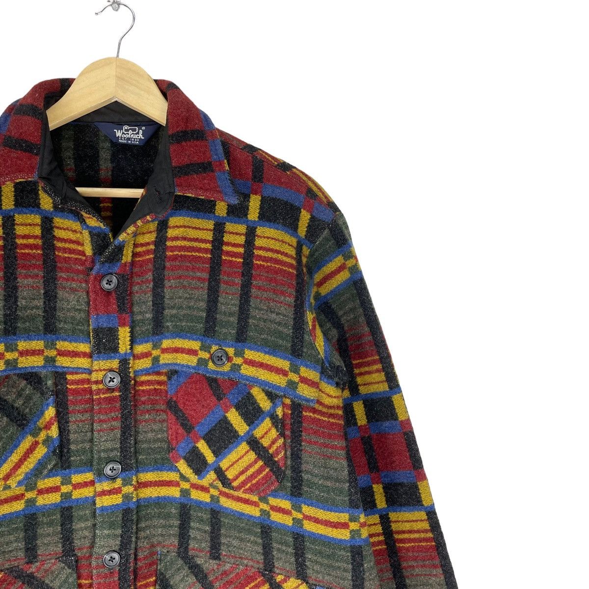 Woolrich Woolen Mills ☀️WOOLRICH STRIPES COLORWAY MULTI POCKET JACKET LIKE FILSON Size US M / EU 48-50 / 2 - 7 Thumbnail
