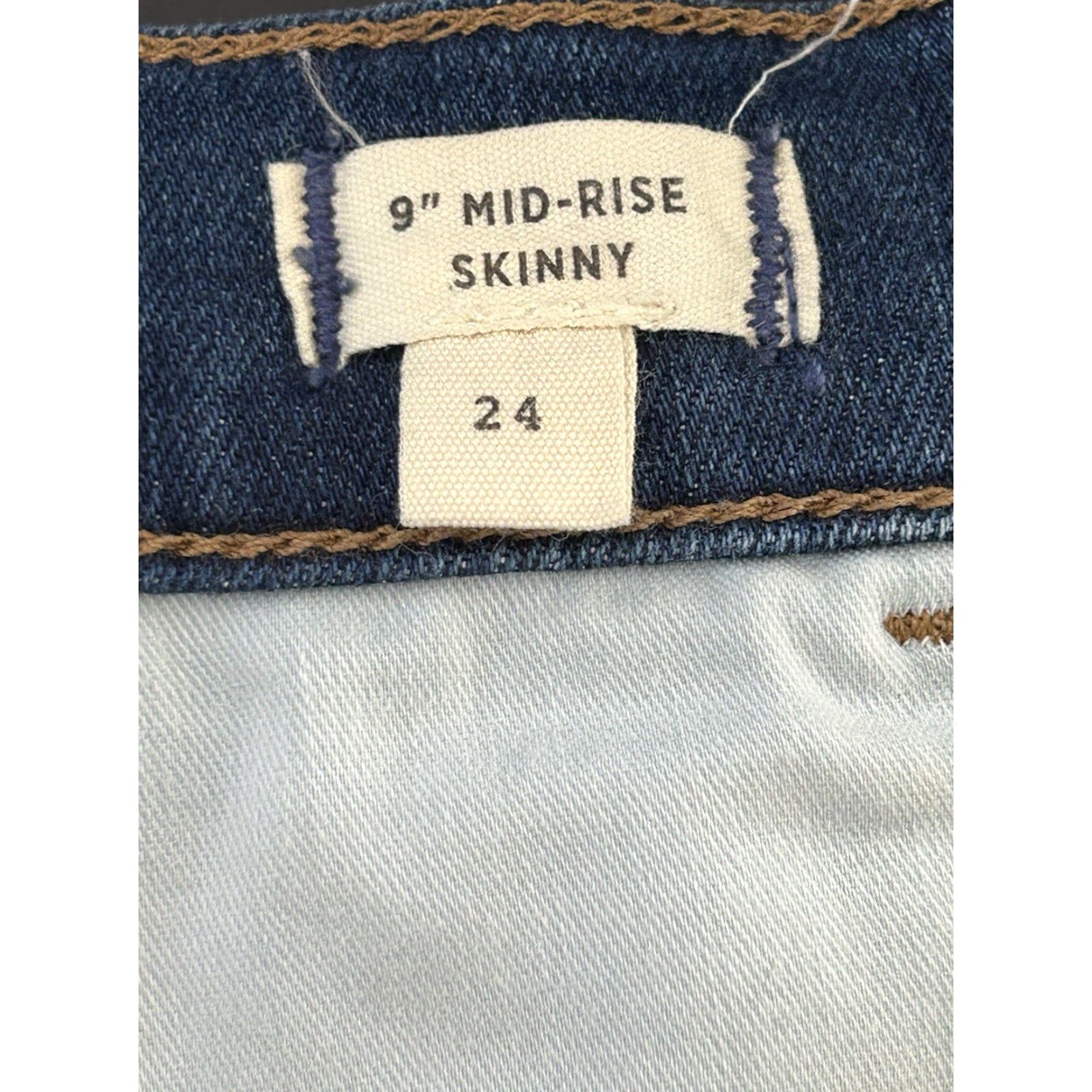Madewell Madewell Jeans Women Skinny Mid Blue 24 Size 42" / US 20 - 5 Thumbnail