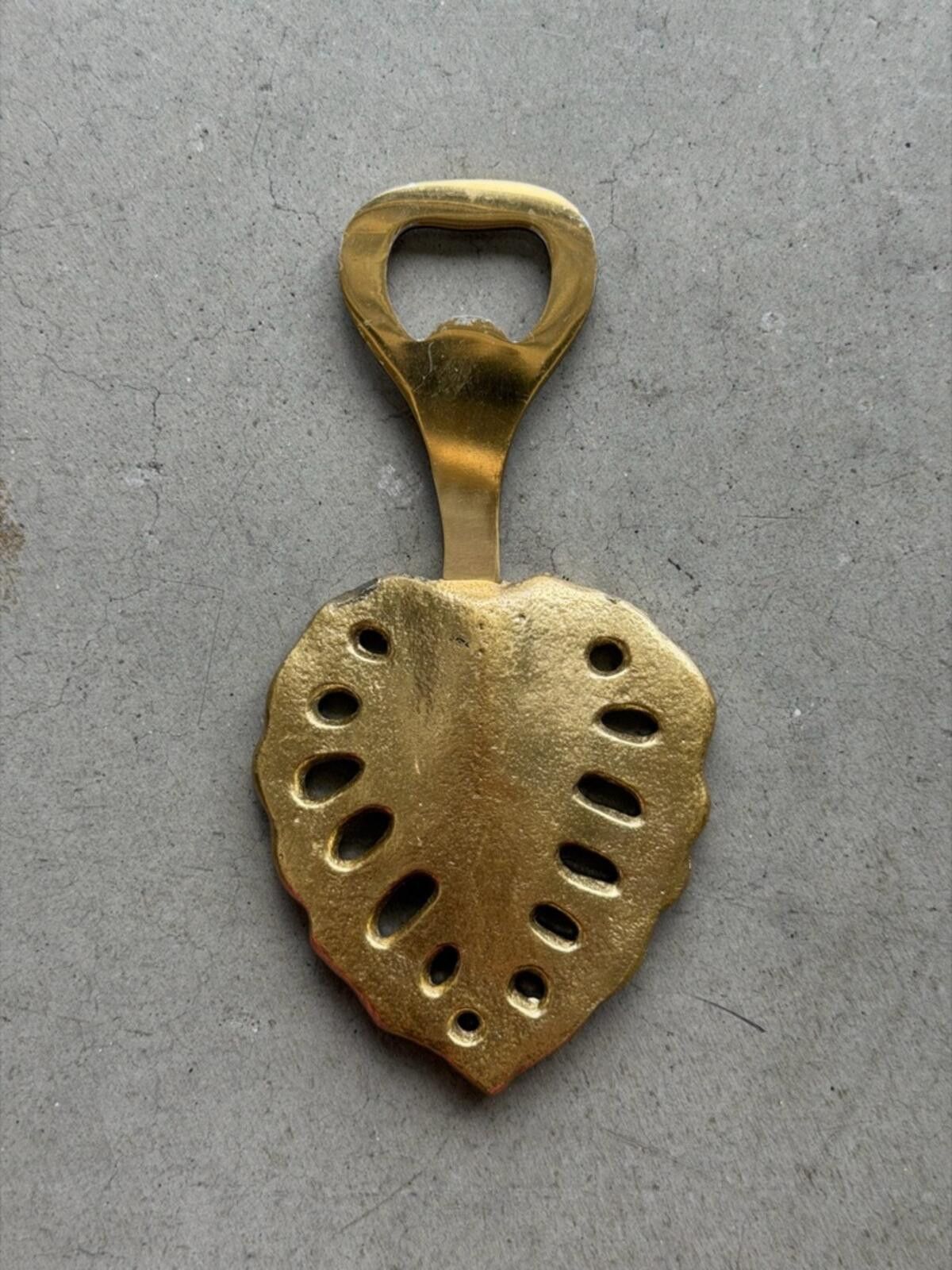 Other Anthropologie / Monstera Bottle Opener / Gold Decor Size ONE SIZE - 3 Thumbnail