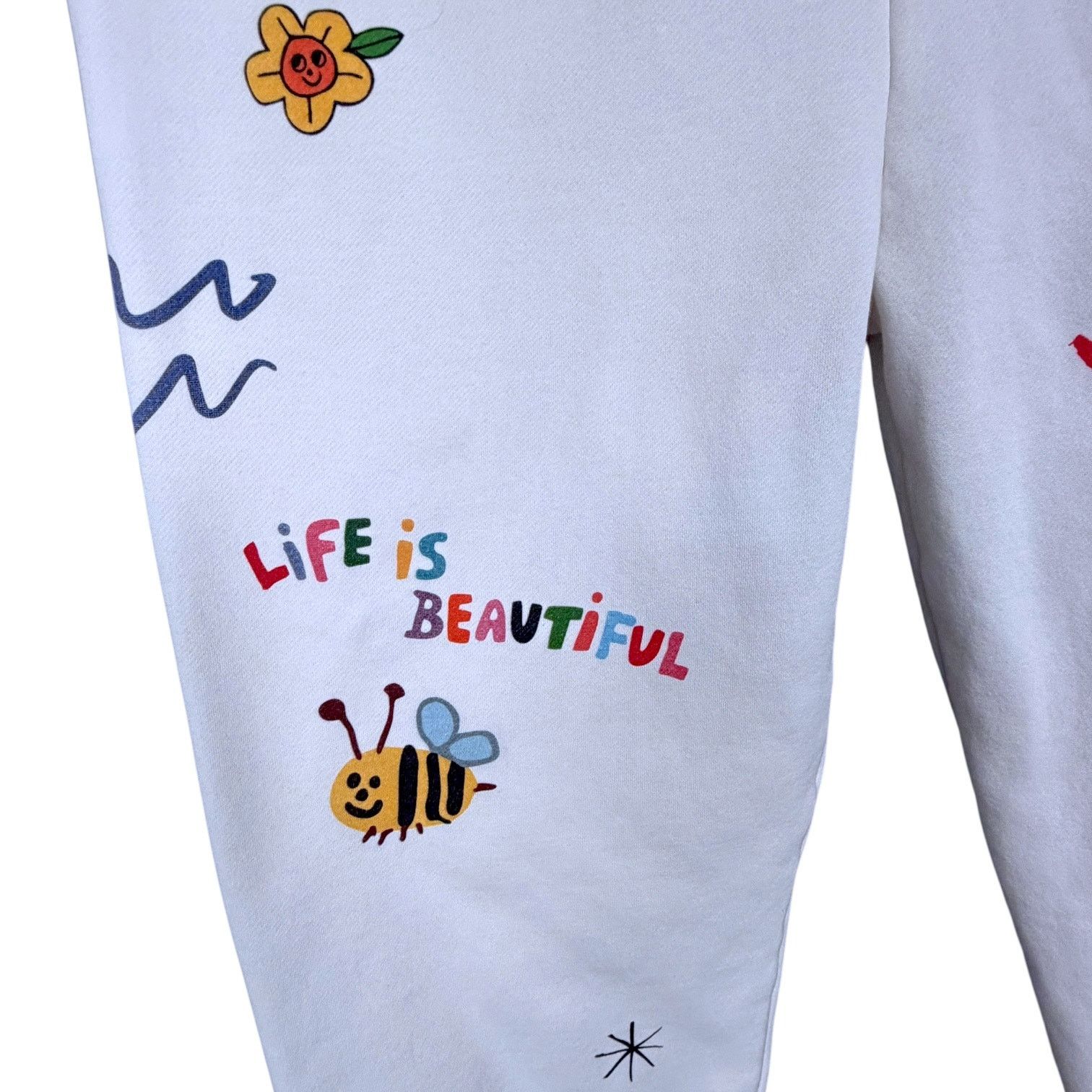 REVOLVE The Mayfair Group White Somebody Loves You Sweatpants XXL Size 34" / US 12 / IT 48 - 5 Thumbnail