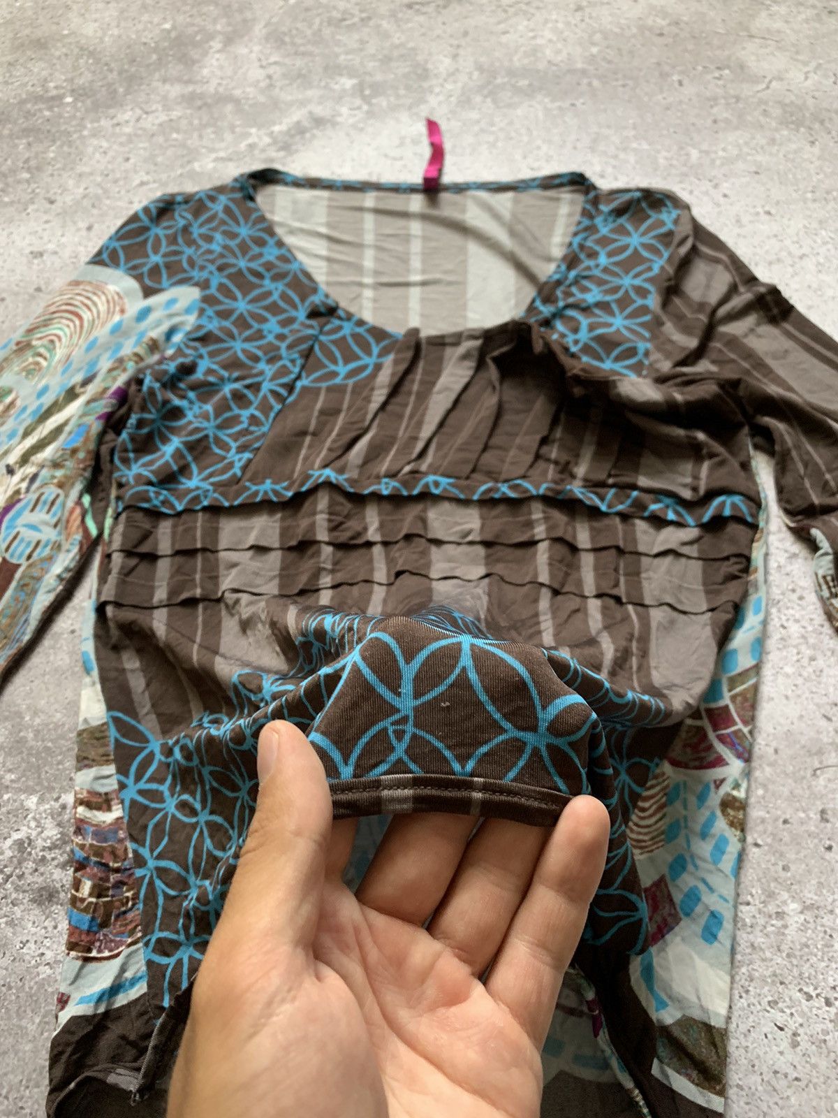 Vintage Vintage Mesh Top Body Ring Save The Queen JPG Style Size XL / US 12-14 / IT 48-50 - 6 Thumbnail