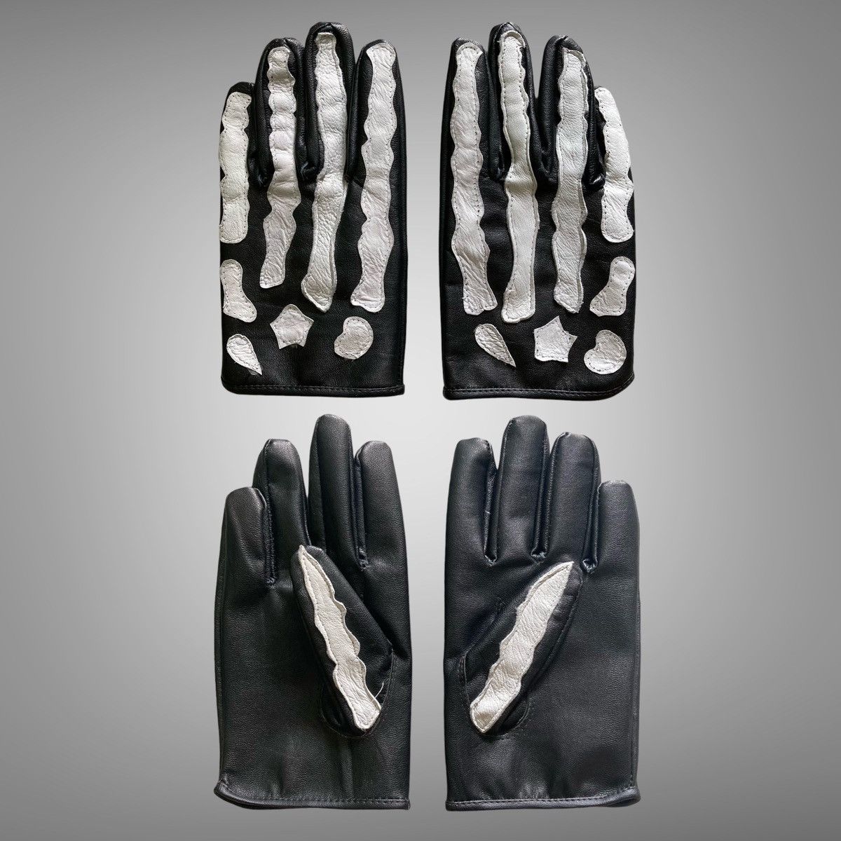 Hysteric Glamour Leather Skeleton Gloves Grailed