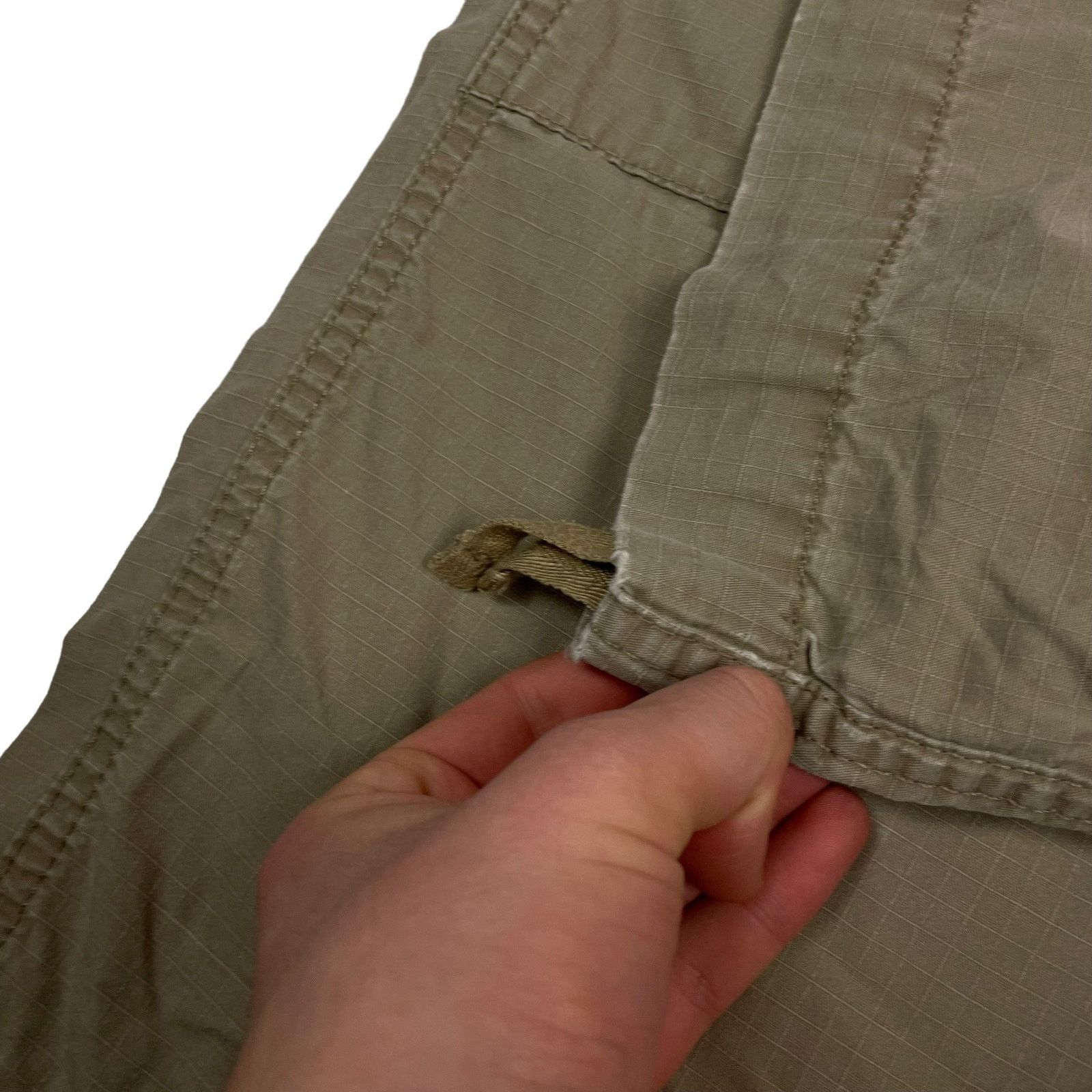Carhartt × Vintage Carhartt Men's beige Cotton Logo Zip Fly Cargo Pants 27 x 30 Size US 27 - 5 Thumbnail