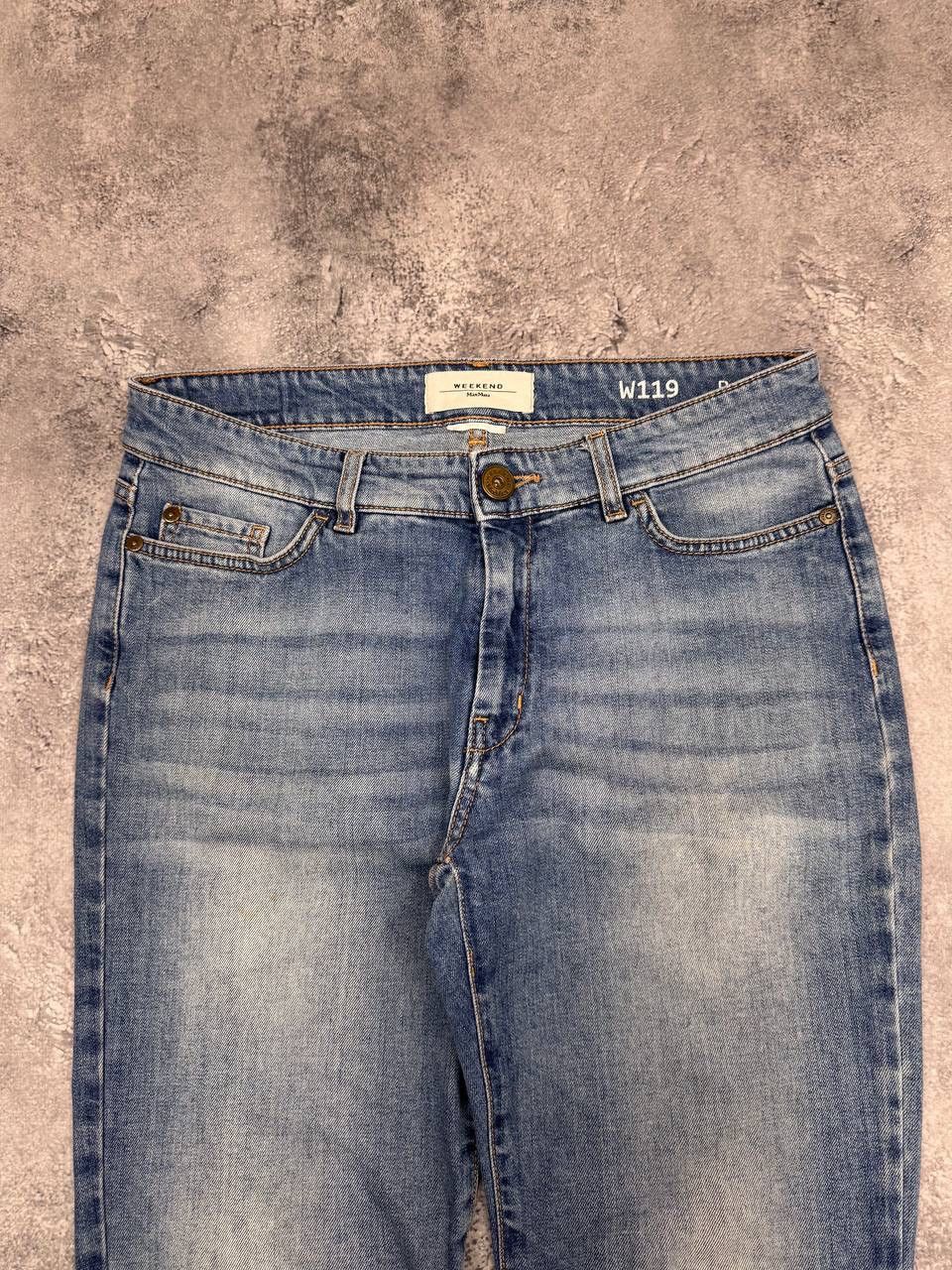 Weekend Max Mara Weekend Max Mara Women Boyfriend Fit Jeans Blue Size W29 Size 29" - 7 Thumbnail