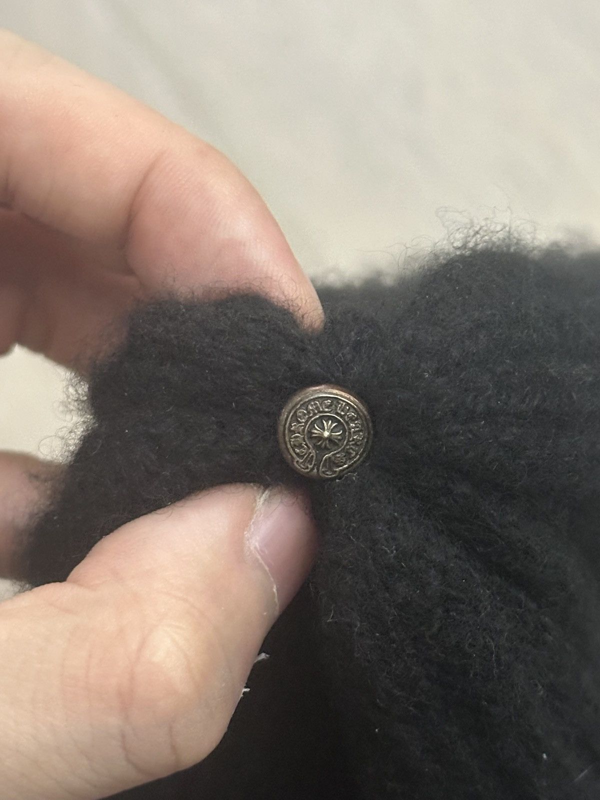 Chrome Hearts Chrome Hearts Hit and Run Patched Beanie Size ONE SIZE - 3 Thumbnail