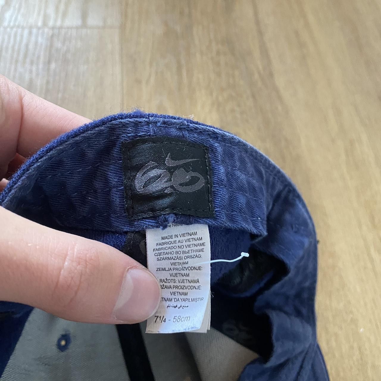 Nike Blue Nike 90 cap with white embroidered swoosh Size ONE SIZE - 5 Thumbnail