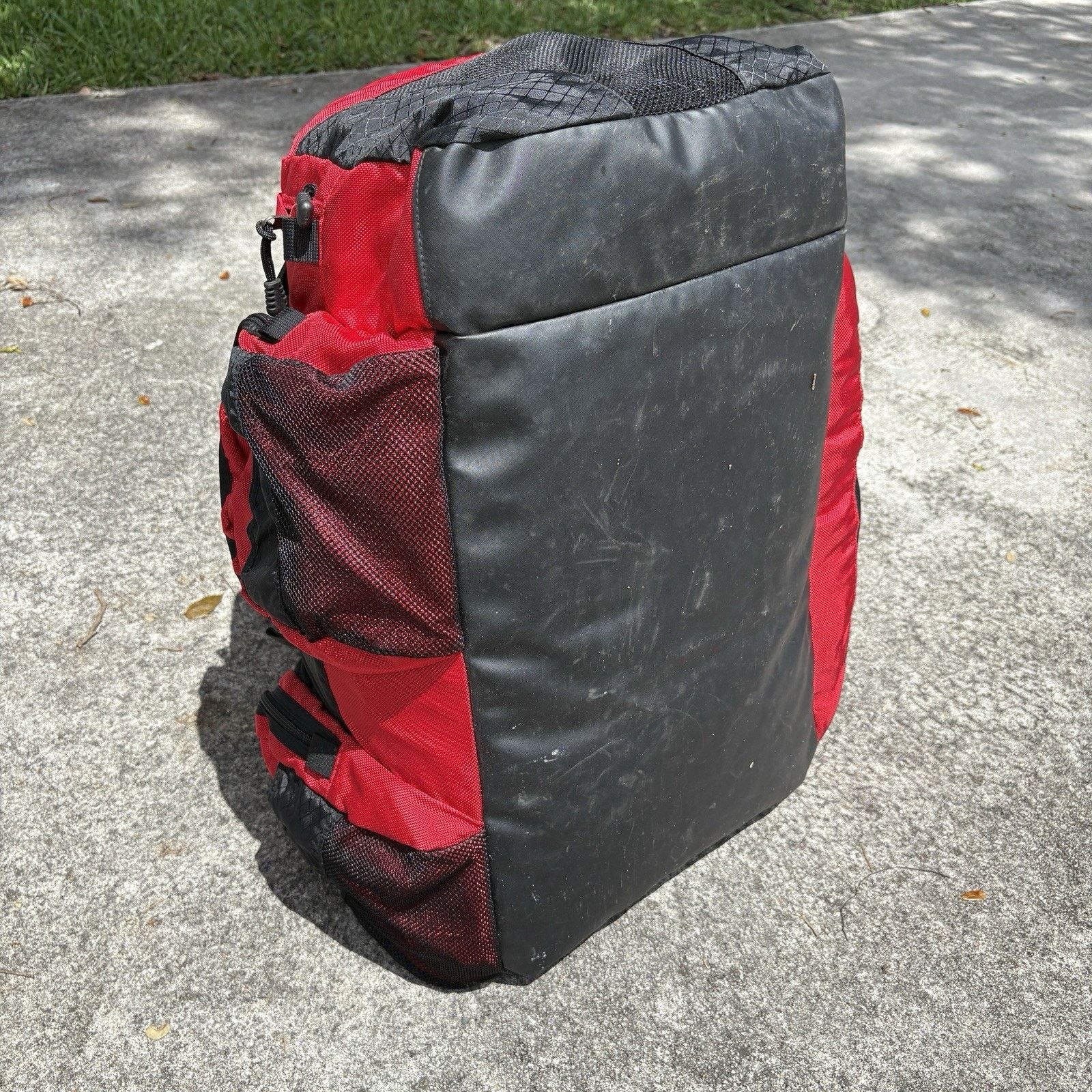 Oakley × Vintage Vintage Oakley Icon Duffle Bag Red Black Hot Tub Software Size ONE SIZE - 5 Thumbnail