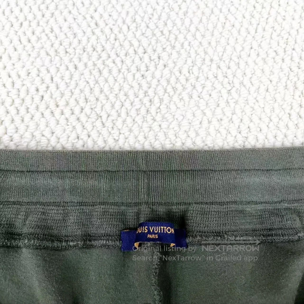 Louis Vuitton louis vuitton olive green drawstring pants. Size US 44 / EU 60 - 3 Thumbnail