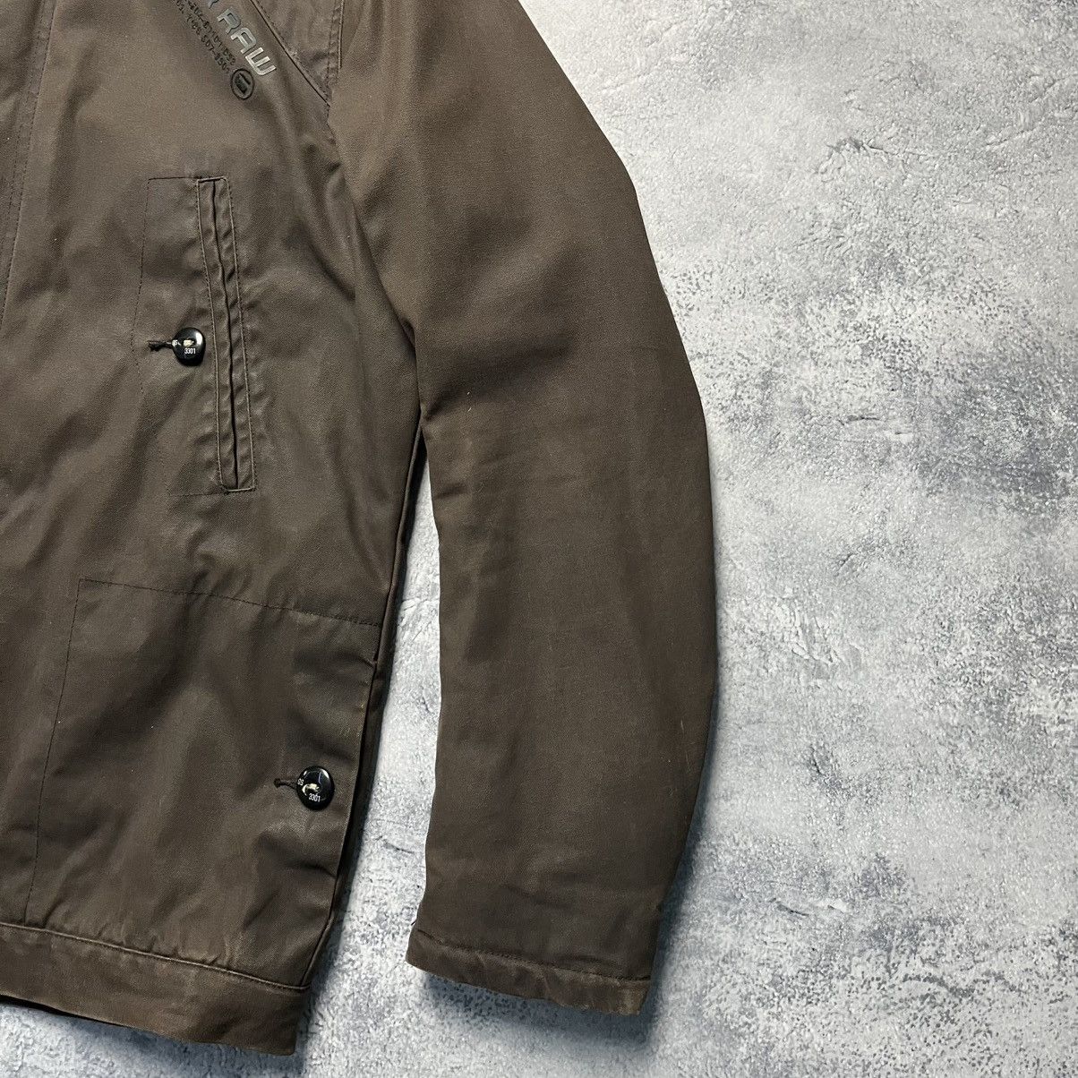 G-Star Vintage G-Star RAW Waxed Distressed Astron Parka 3301 Jacket Size US L / EU 52-54 / 3 - 6 Thumbnail