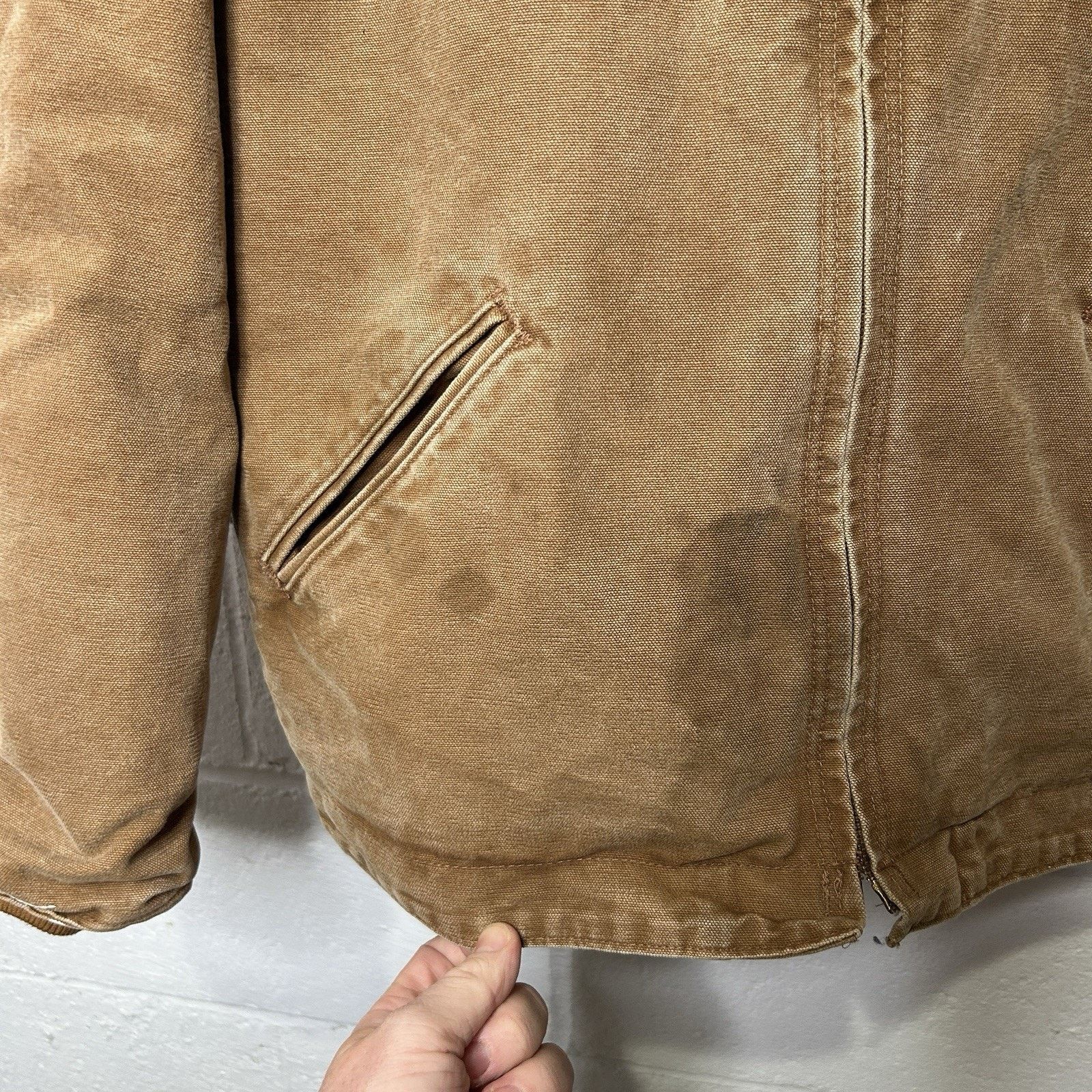 Carhartt Carhartt Sherpa-Lined Hooded Detroit Jacket “Brown” J141 Size US XL / EU 56 / 4 - 6 Thumbnail