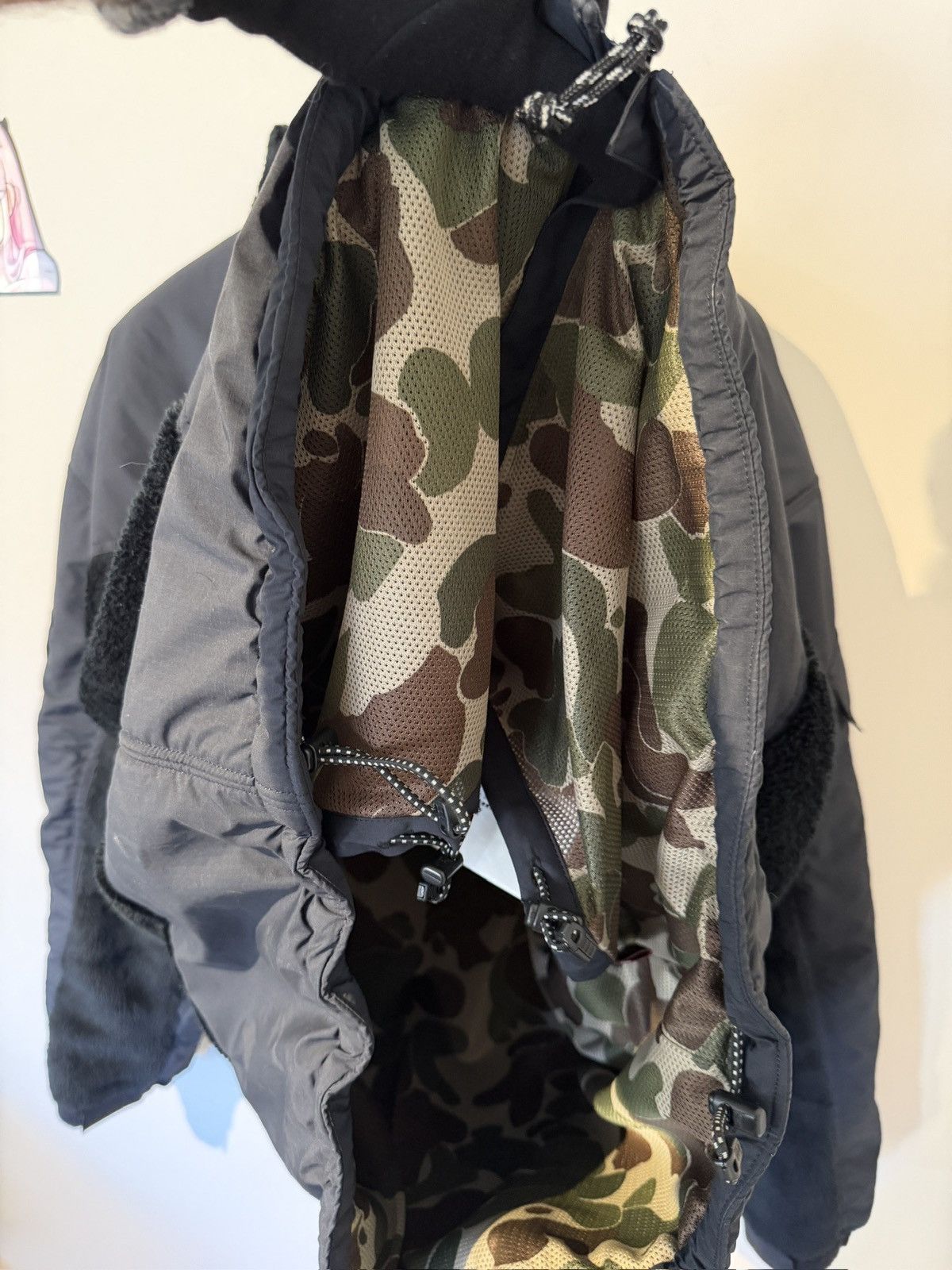 Comme des Garcons Comme des Garçons Homme Fleece Panel Zip Jacket Size US XL / EU 56 / 4 - 9 Thumbnail