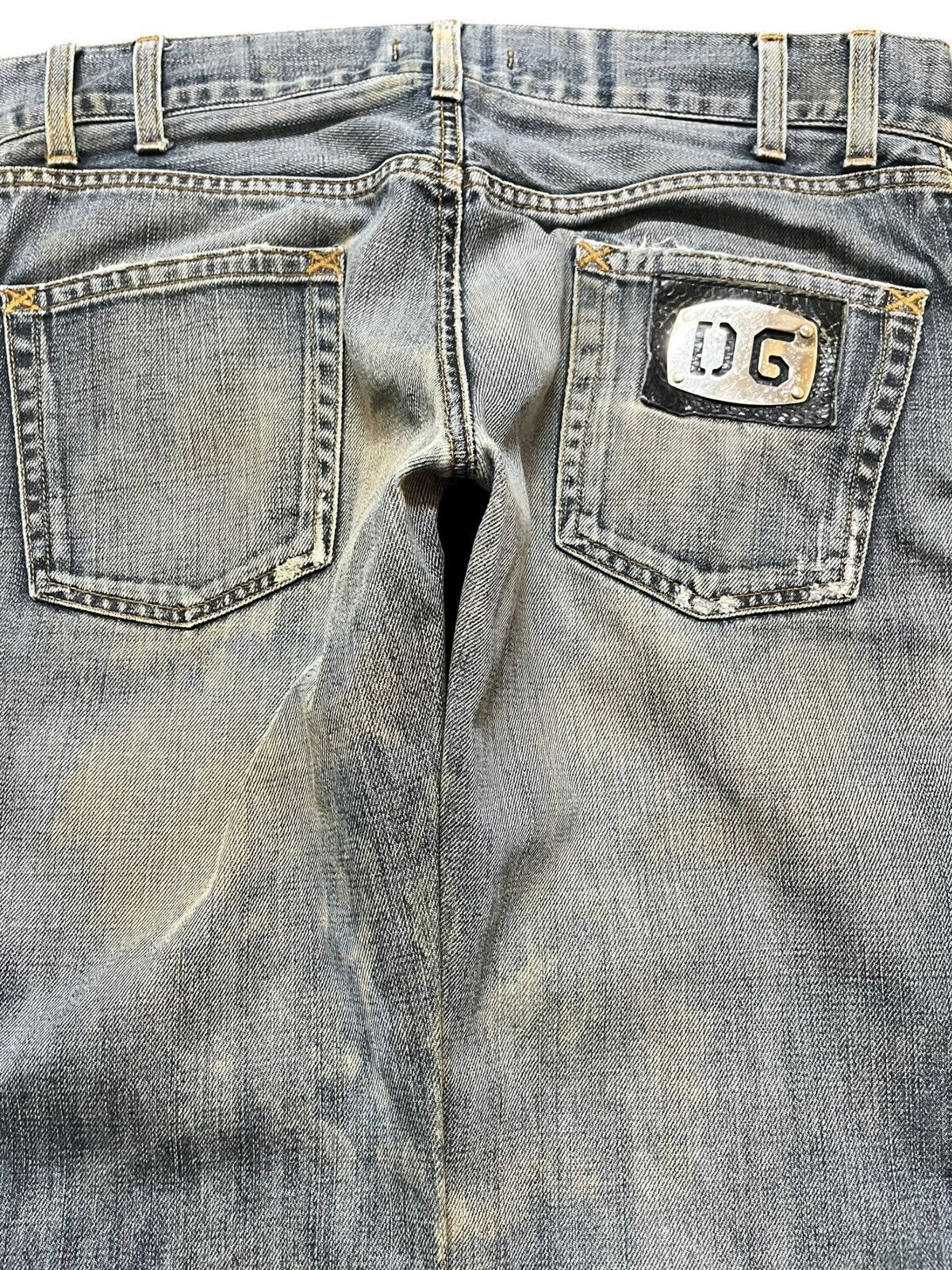 Vintage Dolce&Gabbana Mudwash Straight Leg Denim