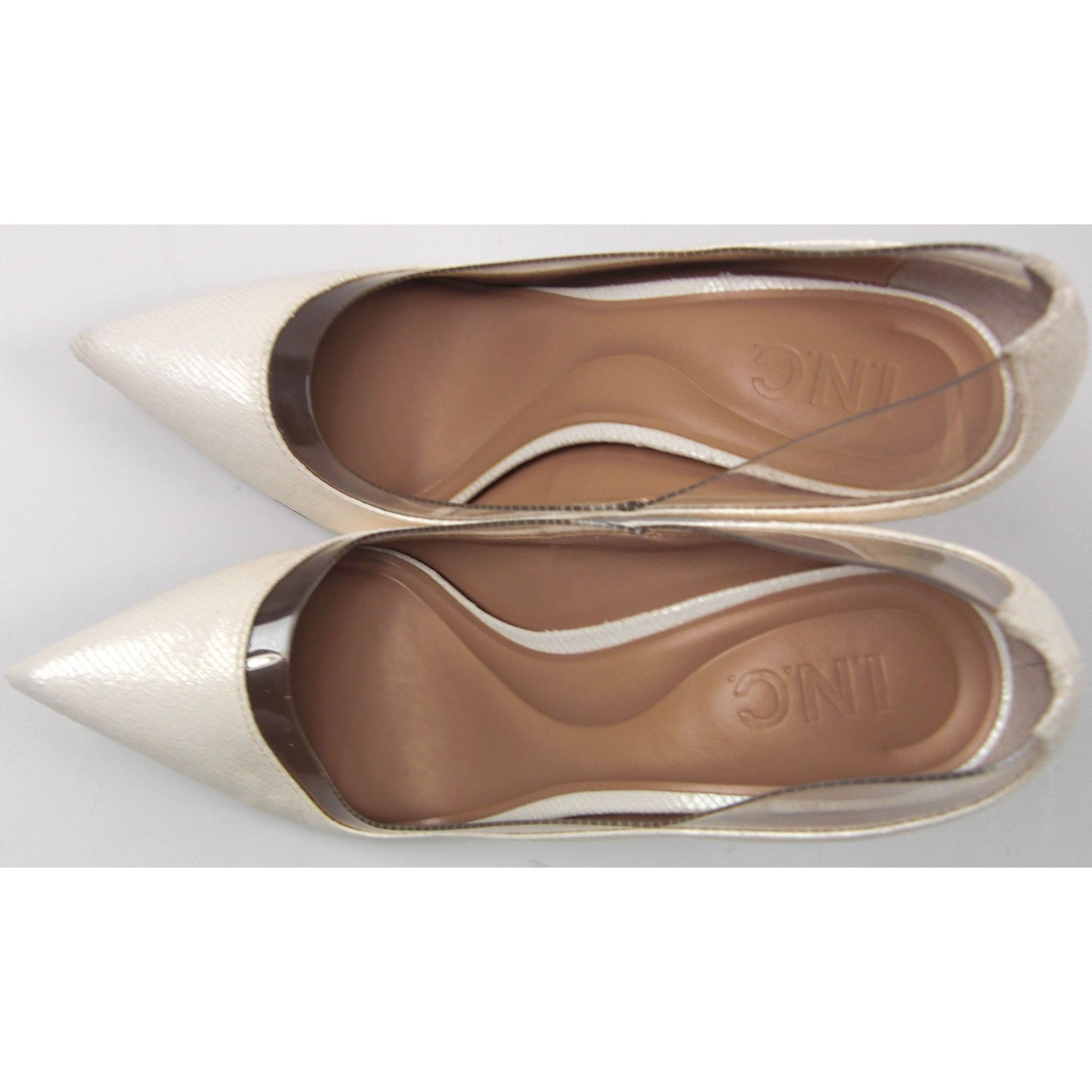 Other INC International Concepts Faux Leather Pointed Toe Pumps Wo Size US 7 / IT 37 - 3 Thumbnail