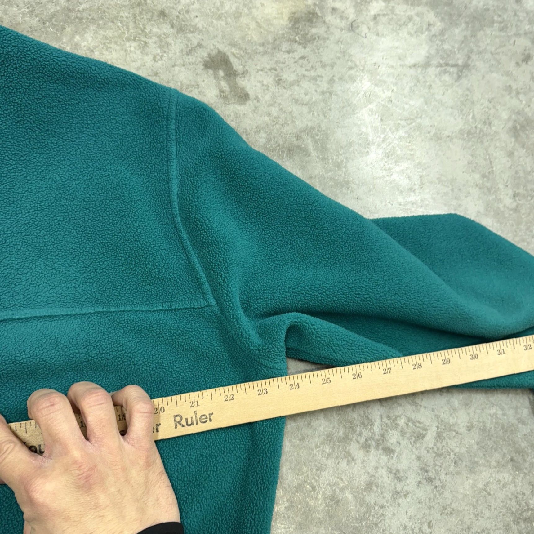 Vintage VINTAGE L.L. Bean Jacket Mens M Teal Fleece Full Zip Mock Neck Outdoor 90s Green Casual Zip Pockets Bomber Jacket Mens Vintage 90s Size US M / EU 48-50 / 2 - 6 Thumbnail
