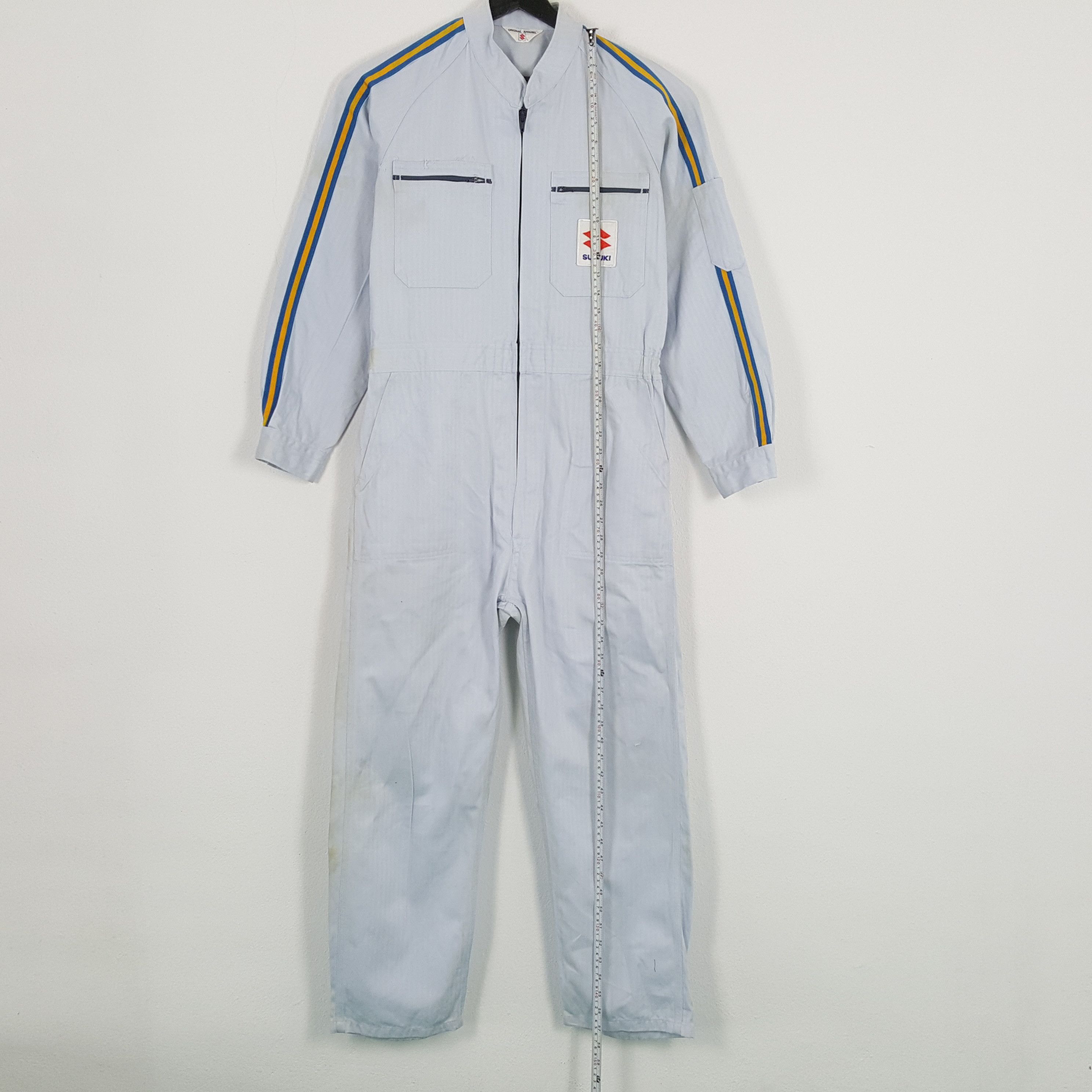 Japanese Brand × Vintage SUZUKI Workwear Racing Crew Style Coverall Jacket Size US M / EU 48-50 / 2 - 7 Thumbnail