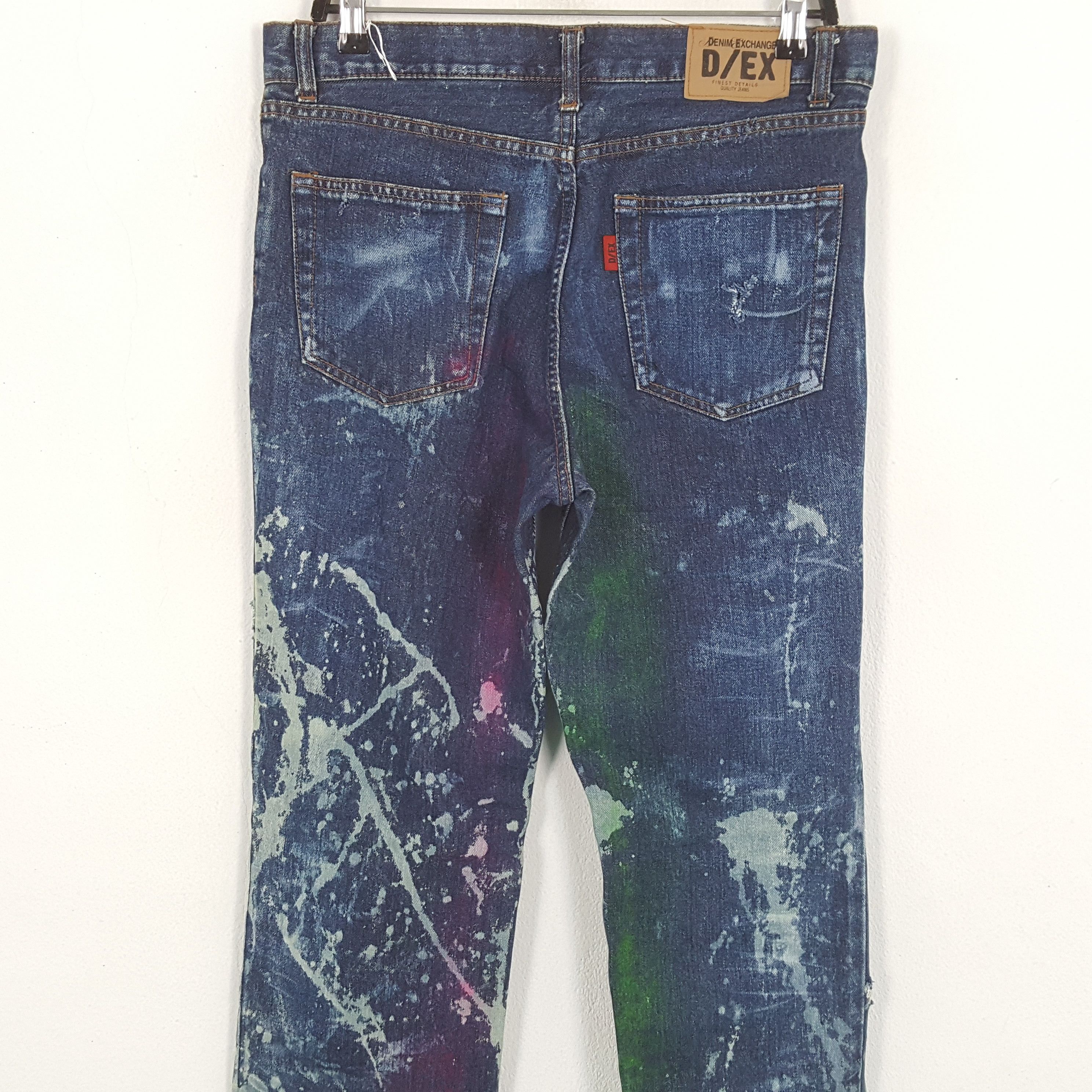 Vintage DENIM EXCHANGE Rare Fashion Style Distressed Jeans Size US 32 / EU 48 - 5 Thumbnail