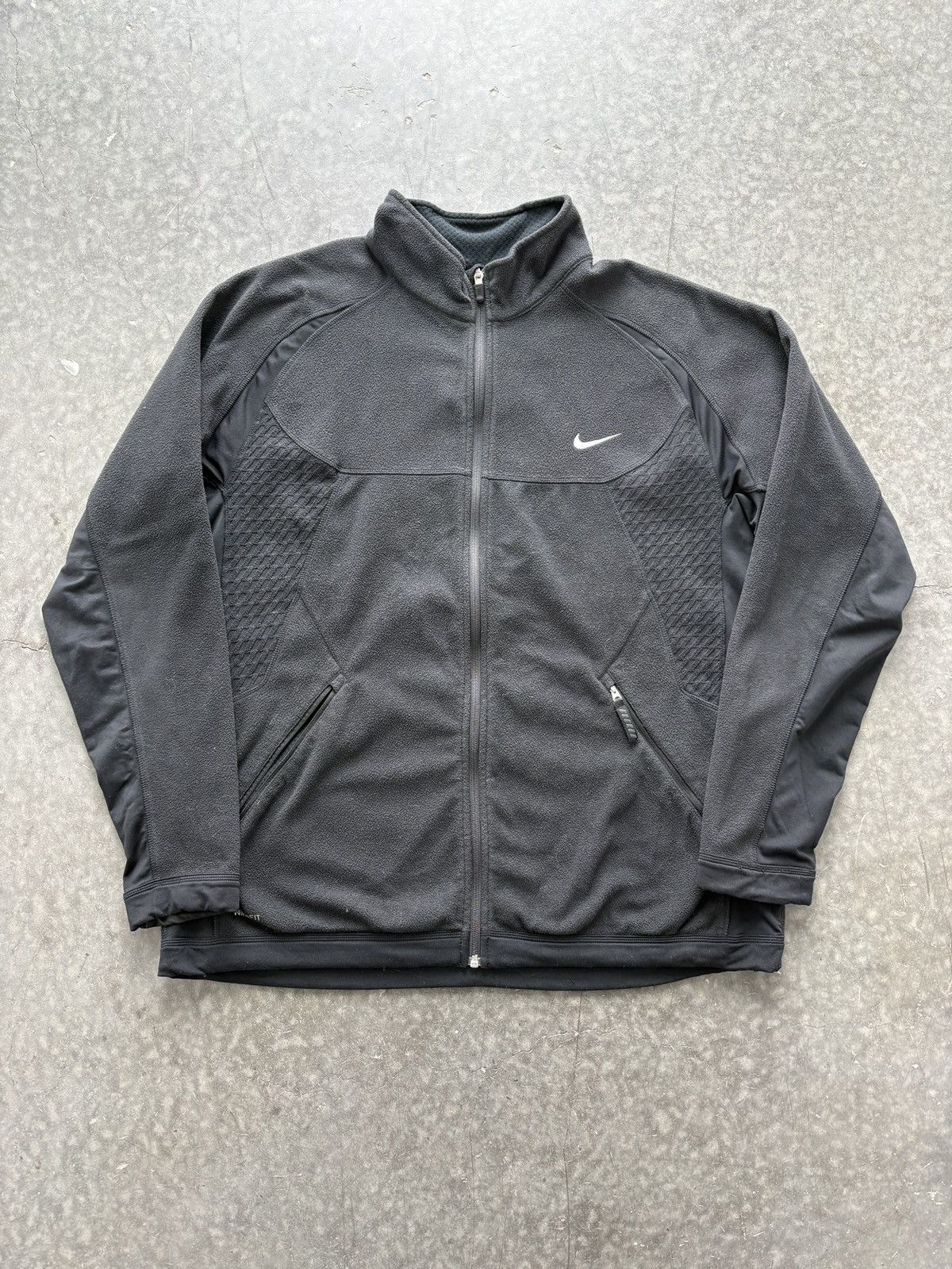 Nike Vintage Y2K Nike Therma Fit Fleece Jacket Size US XL / EU 56 / 4 - 1 Thumbnail