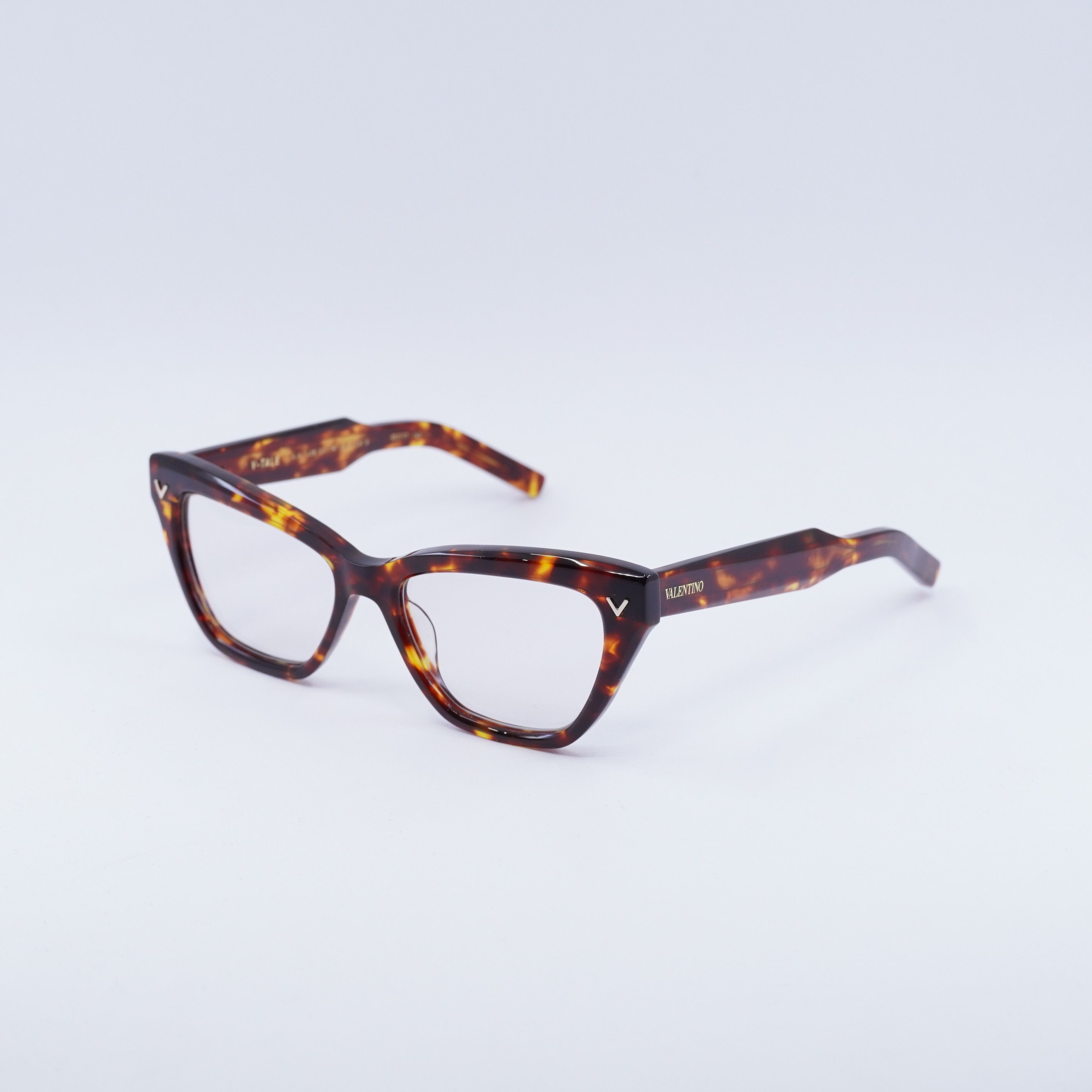 Valentino V-TALE VLX-140B Eyeglasses Havana 53mm Cat Eye