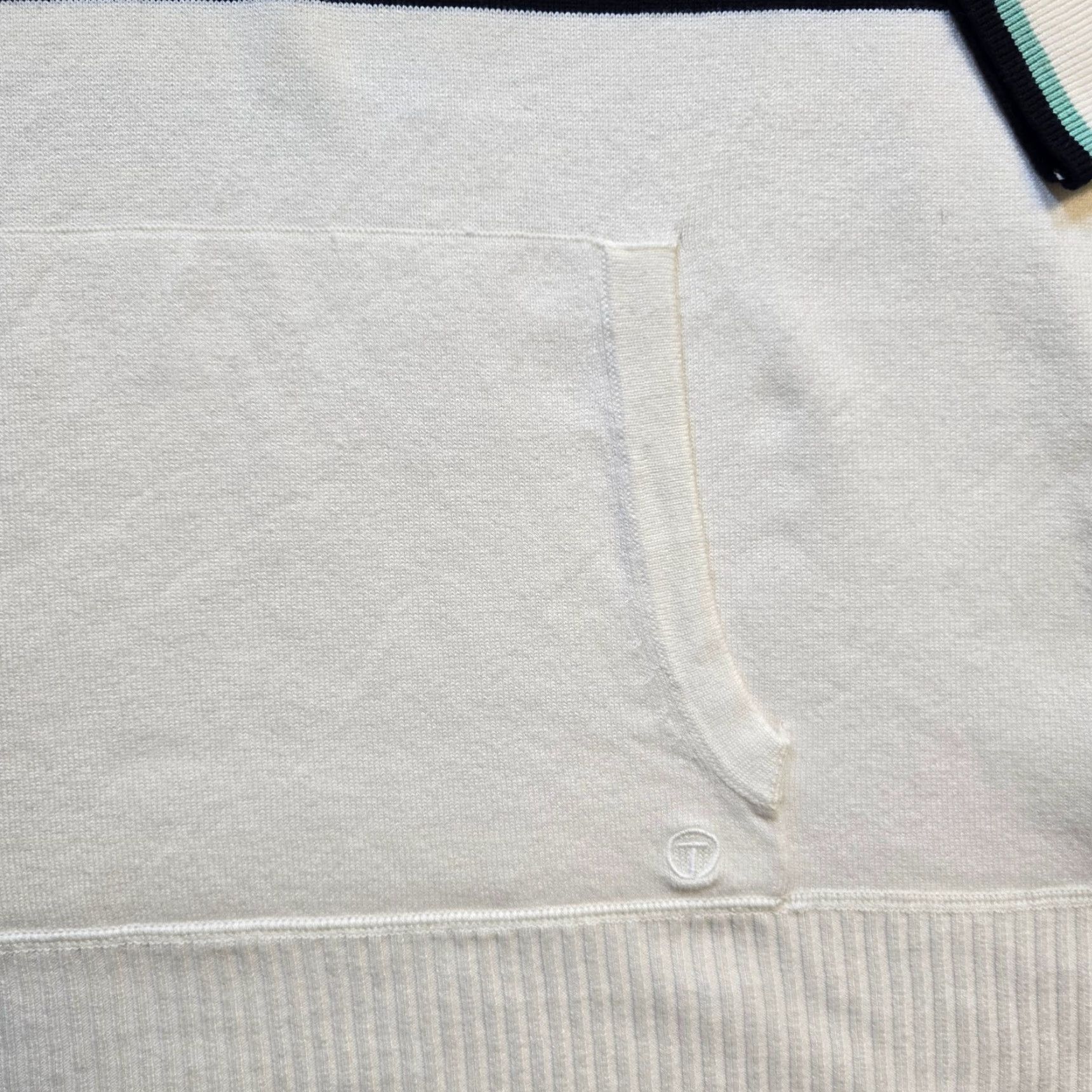 Talbots Talbots Sweater Women 1X White Pink Stripe Cowl Neck Pockets Casual Comfort Shirt Size XL / US 12-14 / IT 48-50 - 5 Thumbnail