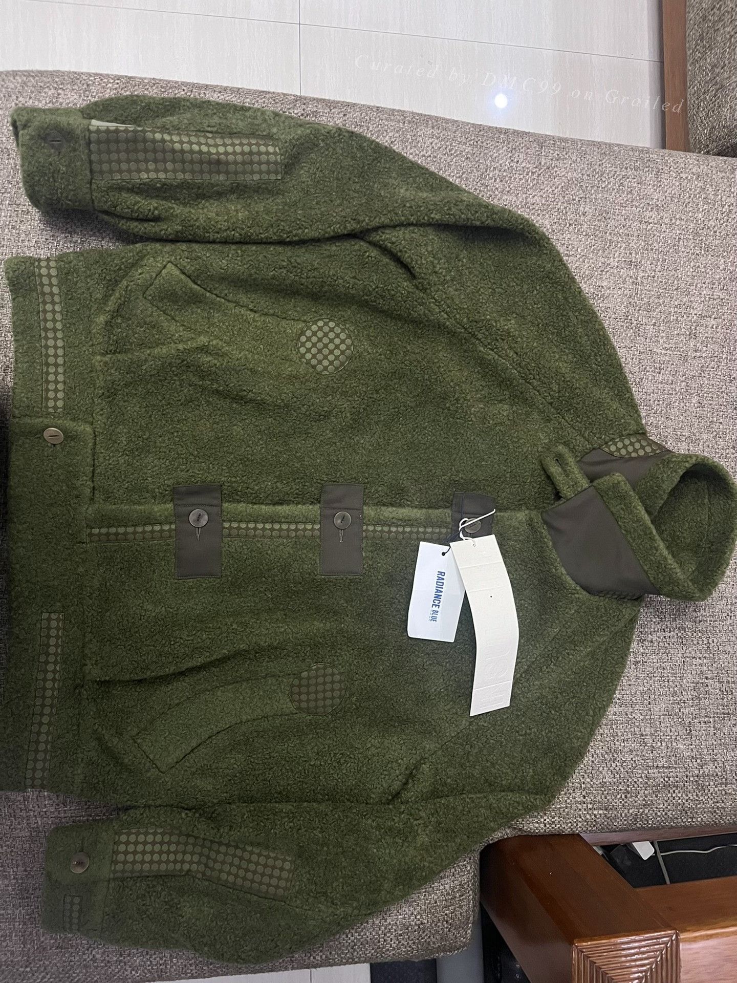 House Of The Very Islands INSULAiRE Moss Wool Fleece Jacket Size US XL / EU 56 / 4 - 1 Thumbnail