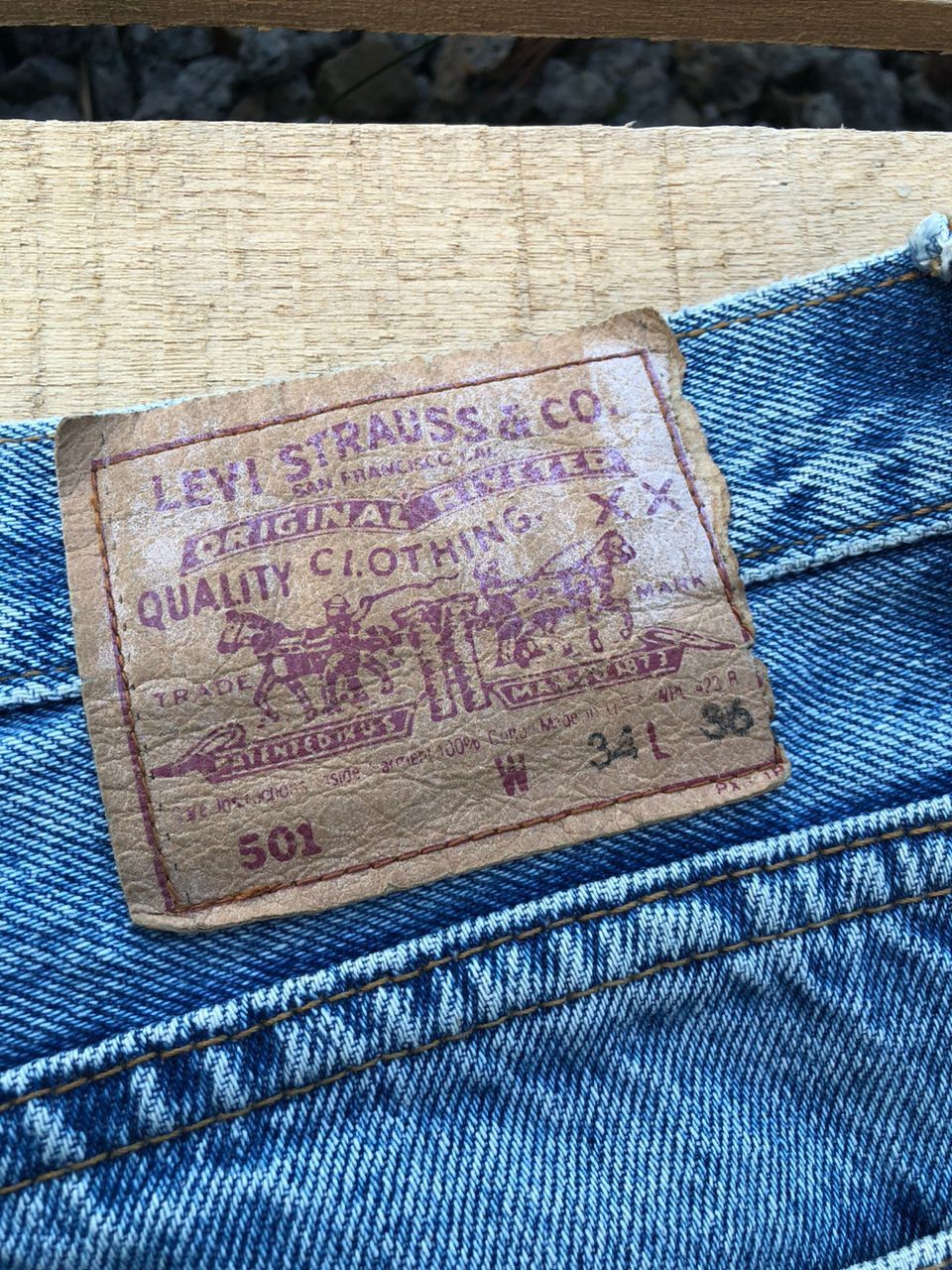 Levi's Vintage Levi's 501 Denim Jeans Size US 31 - 3 Thumbnail