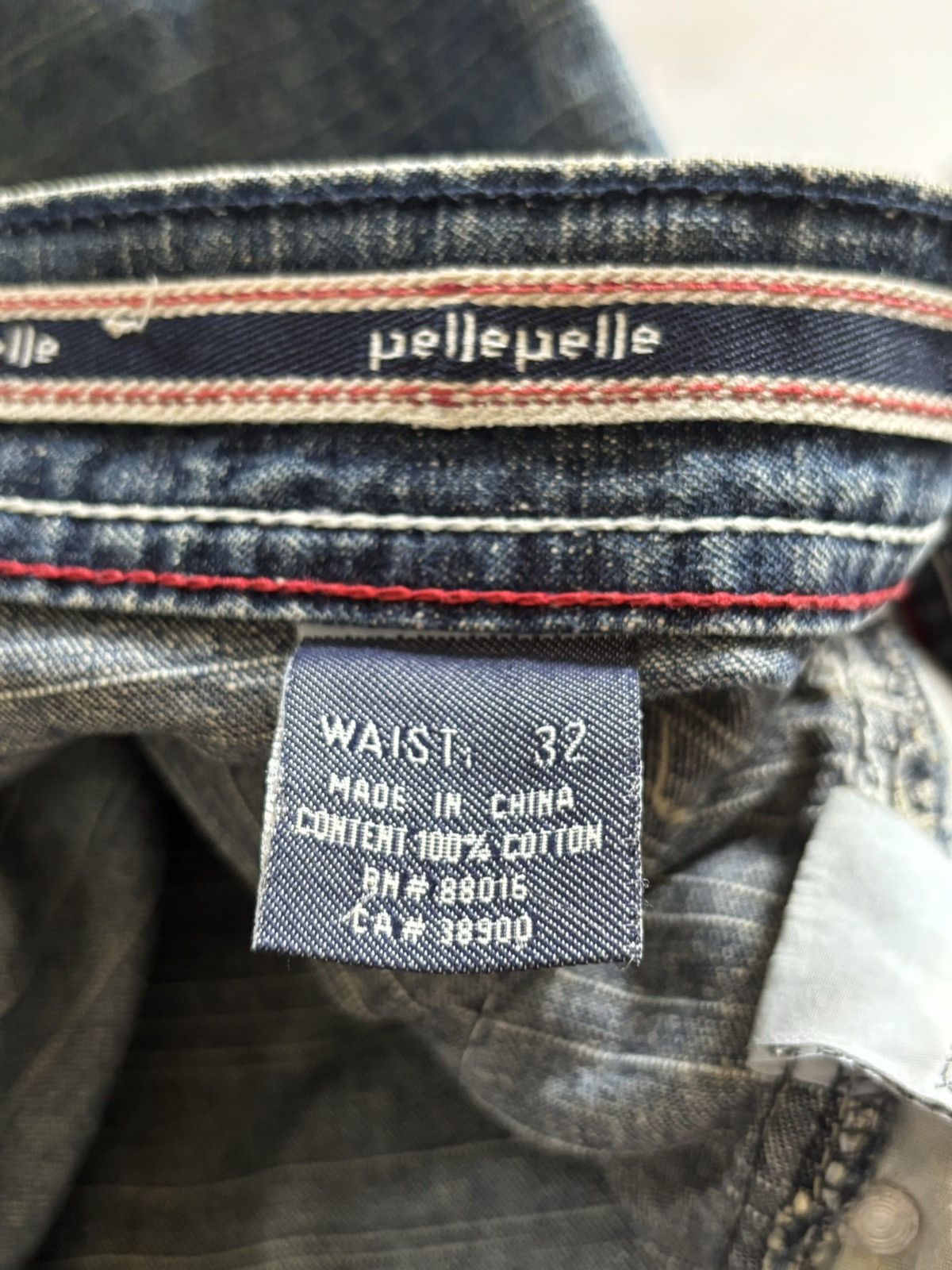 Pelle Pelle Pelle Pelle Mud Wash Baggy Patchwork Denim Jeans Size US 32 / EU 48 - 25 Thumbnail