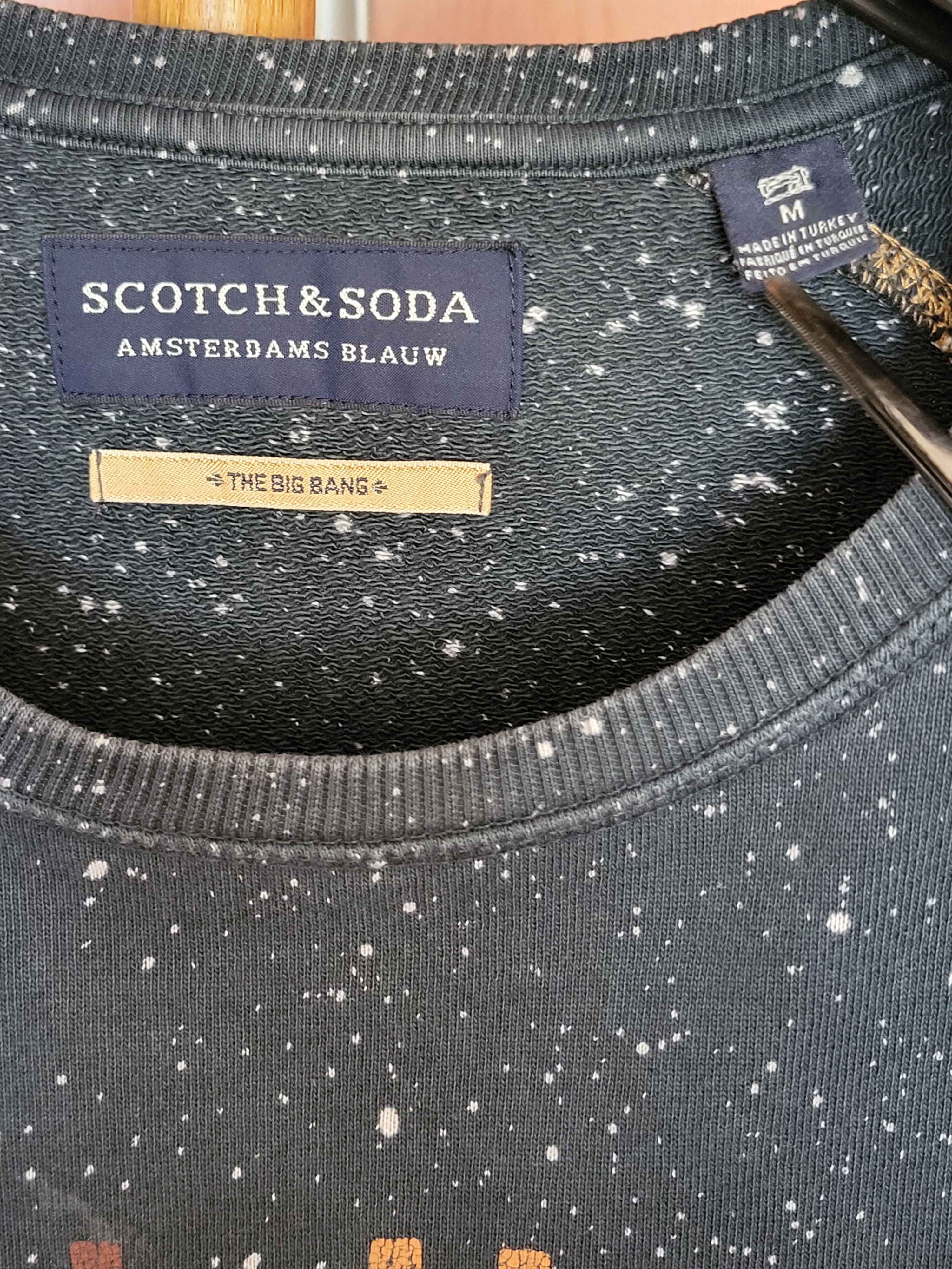 Scotch & Soda Scotch&Soda Amsterdams Blauw Sweatshirt Size M but fit L Size US M / EU 48-50 / 2 - 5 Thumbnail