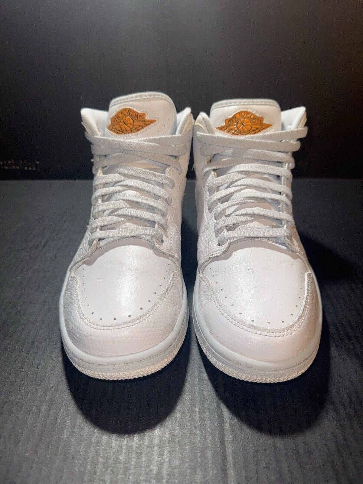 Jordan Brand Nike Air Jordan 1 Retro 86 White Kumquat 644490-115 Sz 10.5 Size US 10.5 / EU 43-44 - 3 Thumbnail