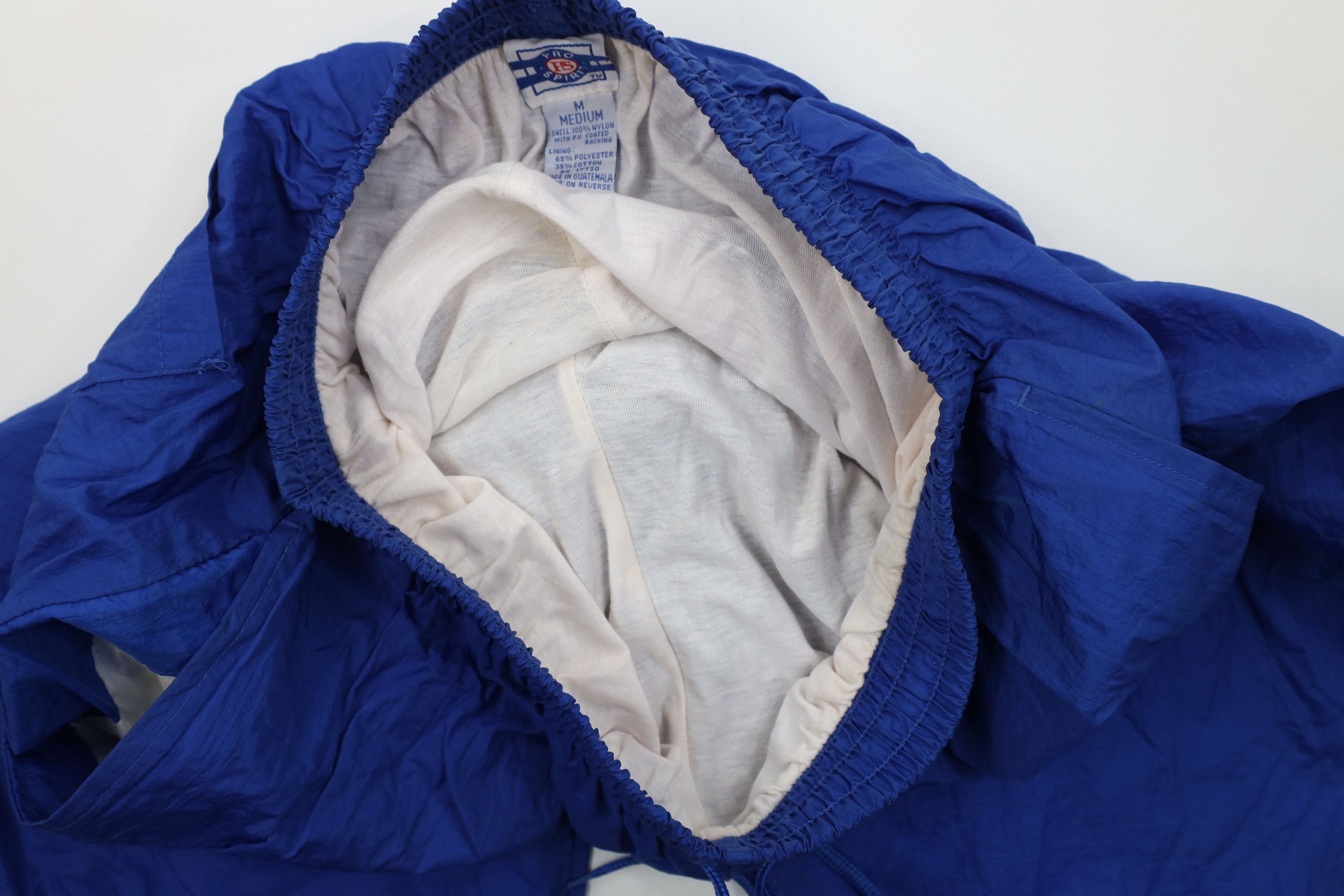 Vintage Vintage 90s Streetwear Lined Windbreaker Joggers Pants Blue Size US 34 / EU 50 - 8 Thumbnail