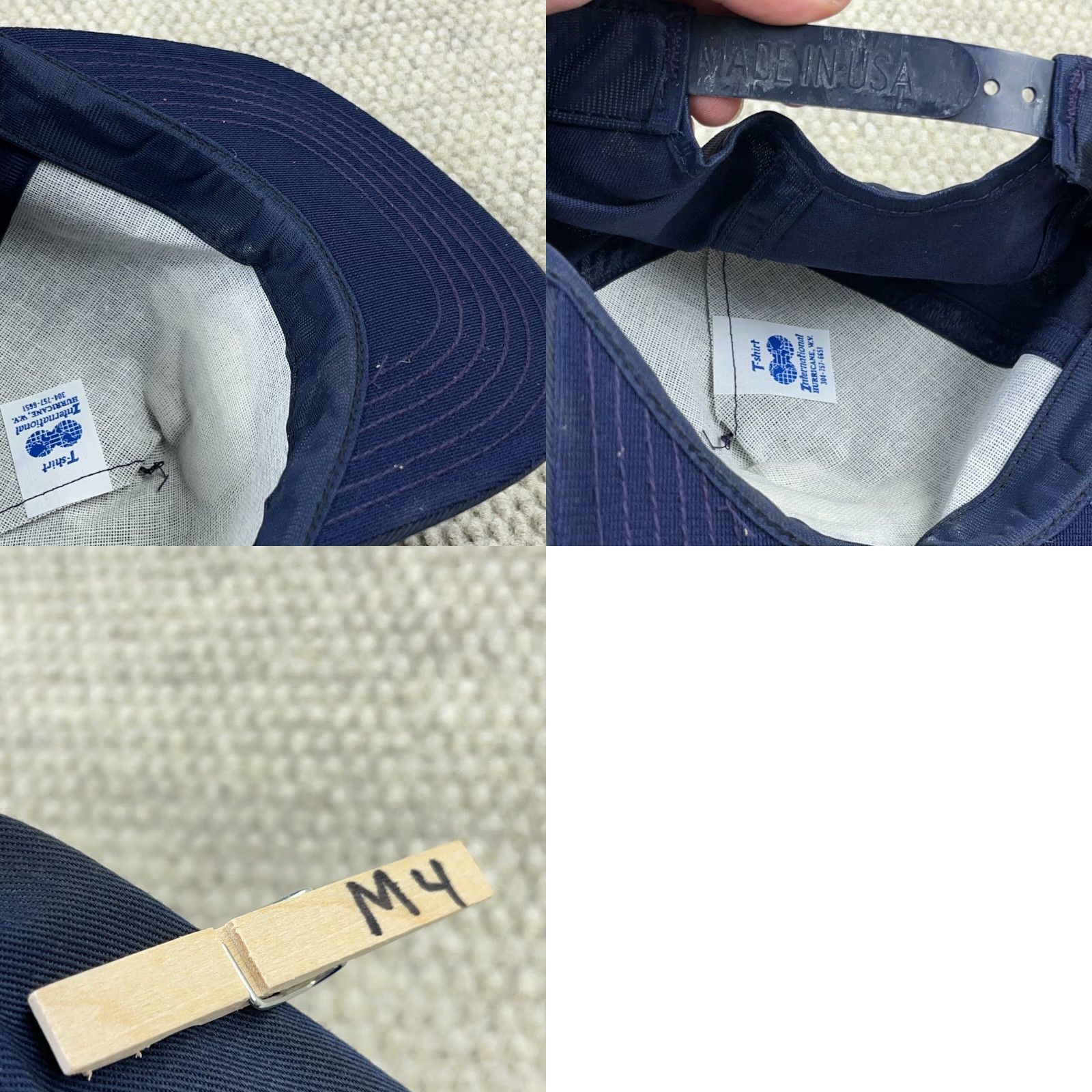 Vintage Vintage 90s USA Blue Cotton Twill Snapback Hat * User: Vintage USA 90s Blue Cotton Twill Snapback Hat * Size ONE SIZE - 8 Thumbnail