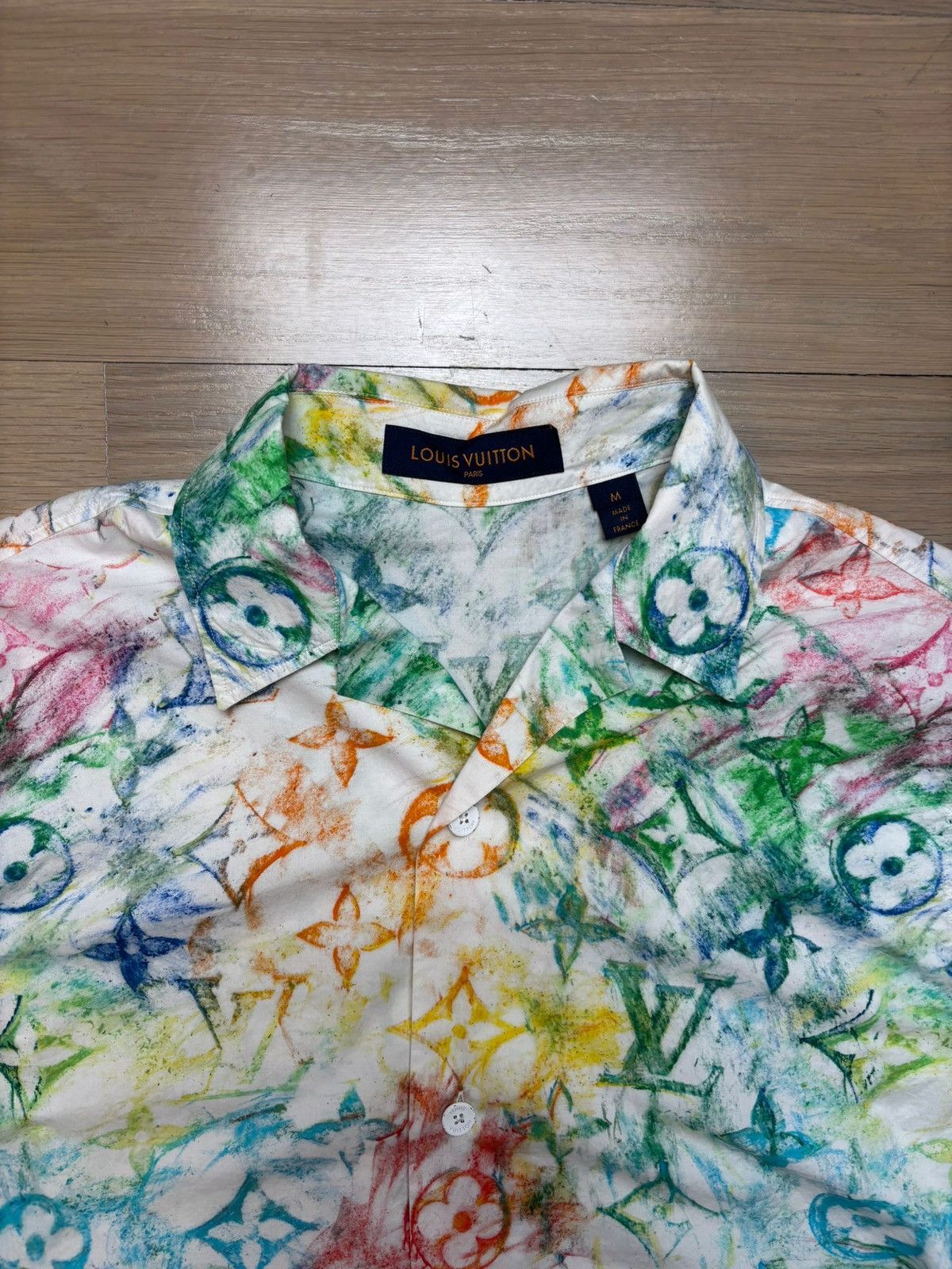 Louis Vuitton Louis vuitton pastel monogram short sleeve shirt Size US M / EU 48-50 / 2 - 3 Thumbnail