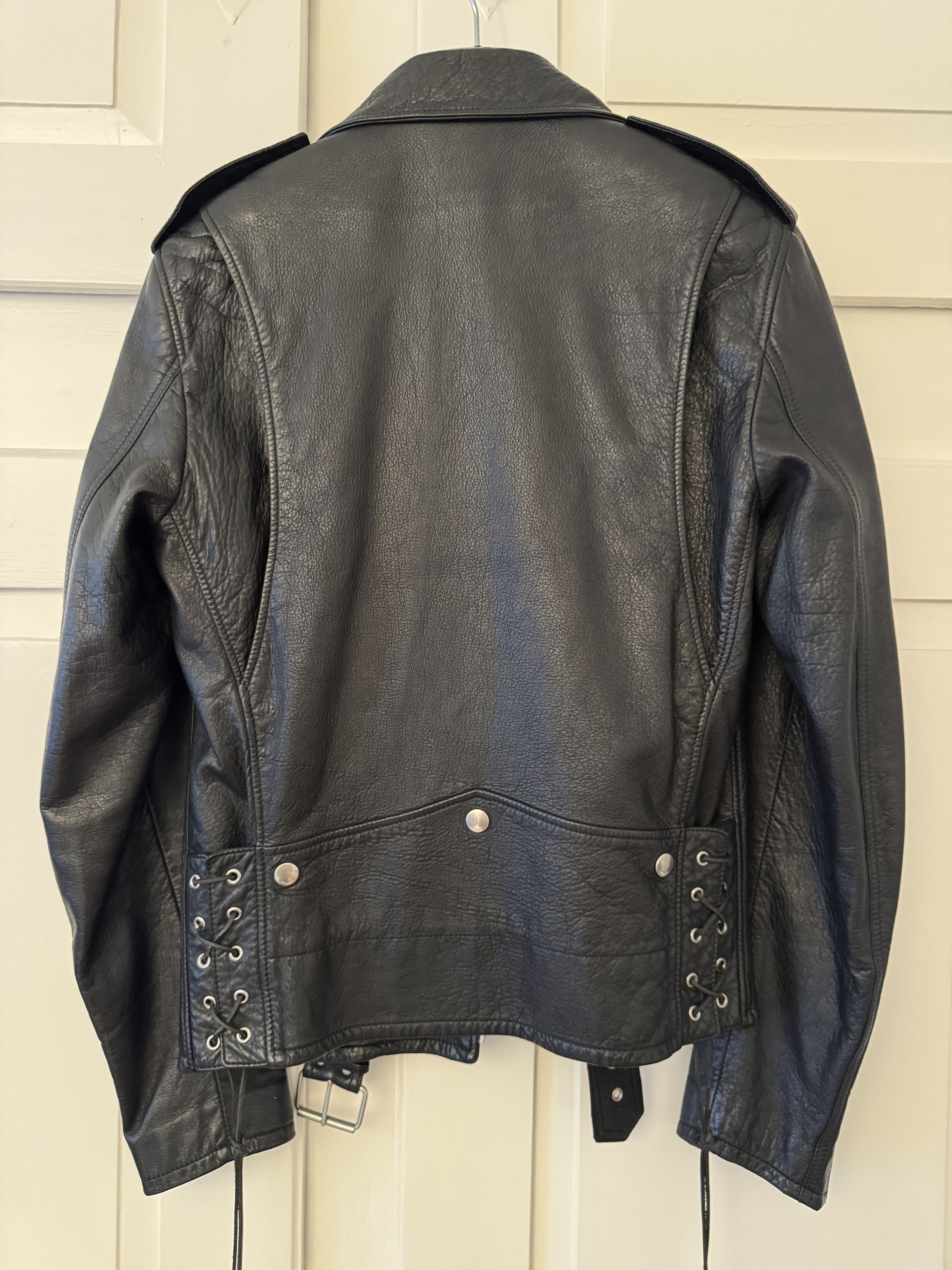 Saint Laurent Paris Saint Laurent SS16 Fringed Python Leather Jacket Surf Sound Size US S / EU 44-46 / 1 - 8 Thumbnail