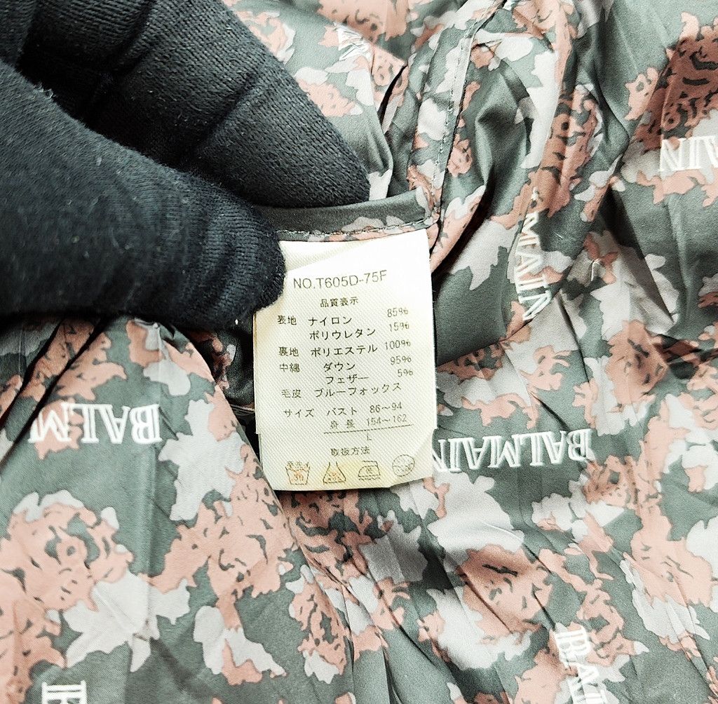 Balmain BALMAIN black puffer long jacket Size L / US 10 / IT 46 - 6 Thumbnail
