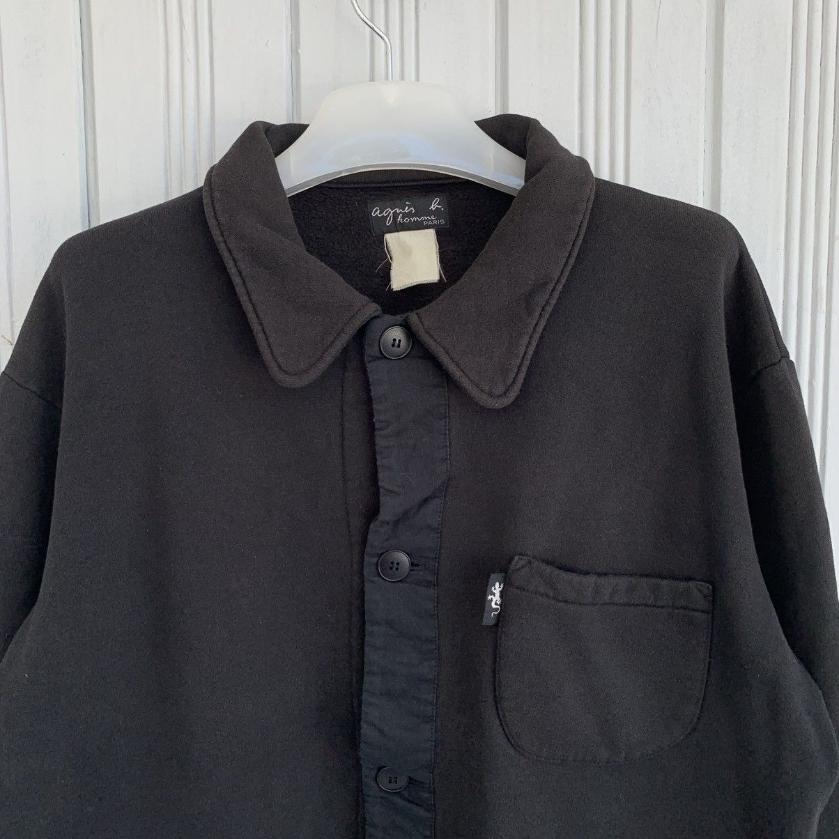 agnes b. Agnes B Homme Button Cardigan Jacket Size L / US 10 / IT 46 - 4 Thumbnail