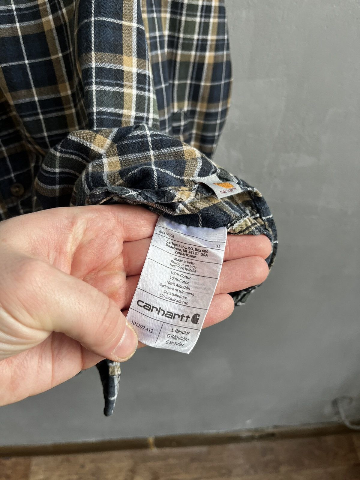 Carhartt × Vintage Carhartt vintage shirt size L Size US L / EU 52-54 / 3 - 8 Thumbnail
