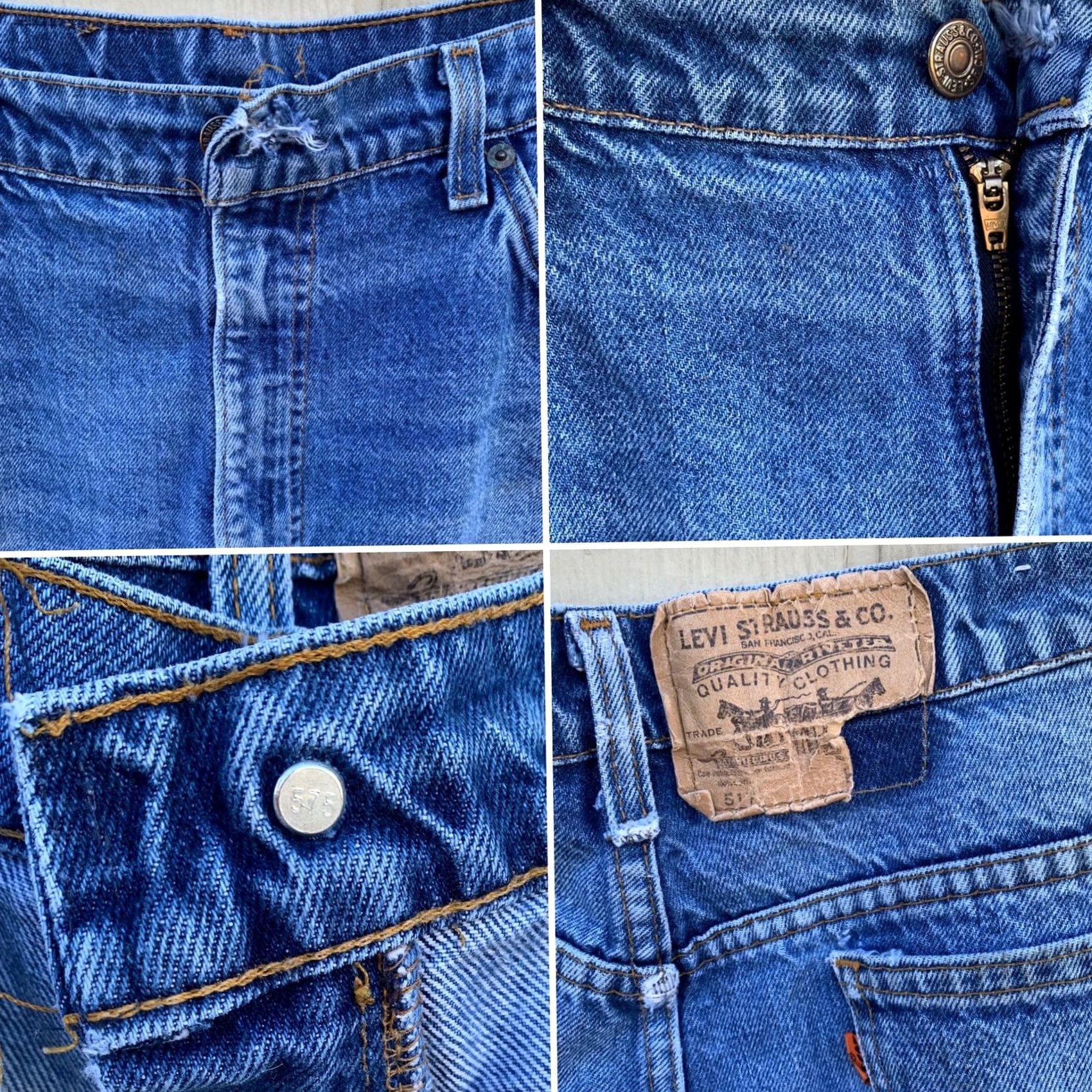 Vintage VINTAGE Levi’s 517 Jeans W 40 L 30 Orange Tab Denim 1980s Blue Mens Jeans Size US 39 - 7 Thumbnail