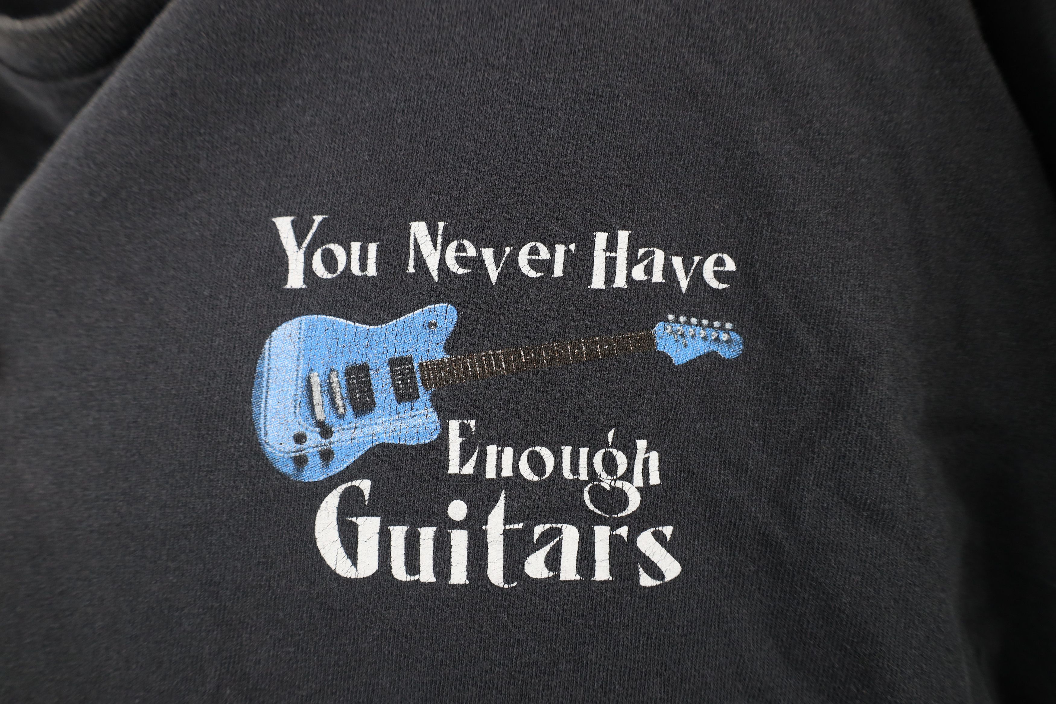 Vintage Vintage 90s Y2K Streetwear Never Have Enough Guitars T-Shirt Size US XL / EU 56 / 4 - 4 Thumbnail