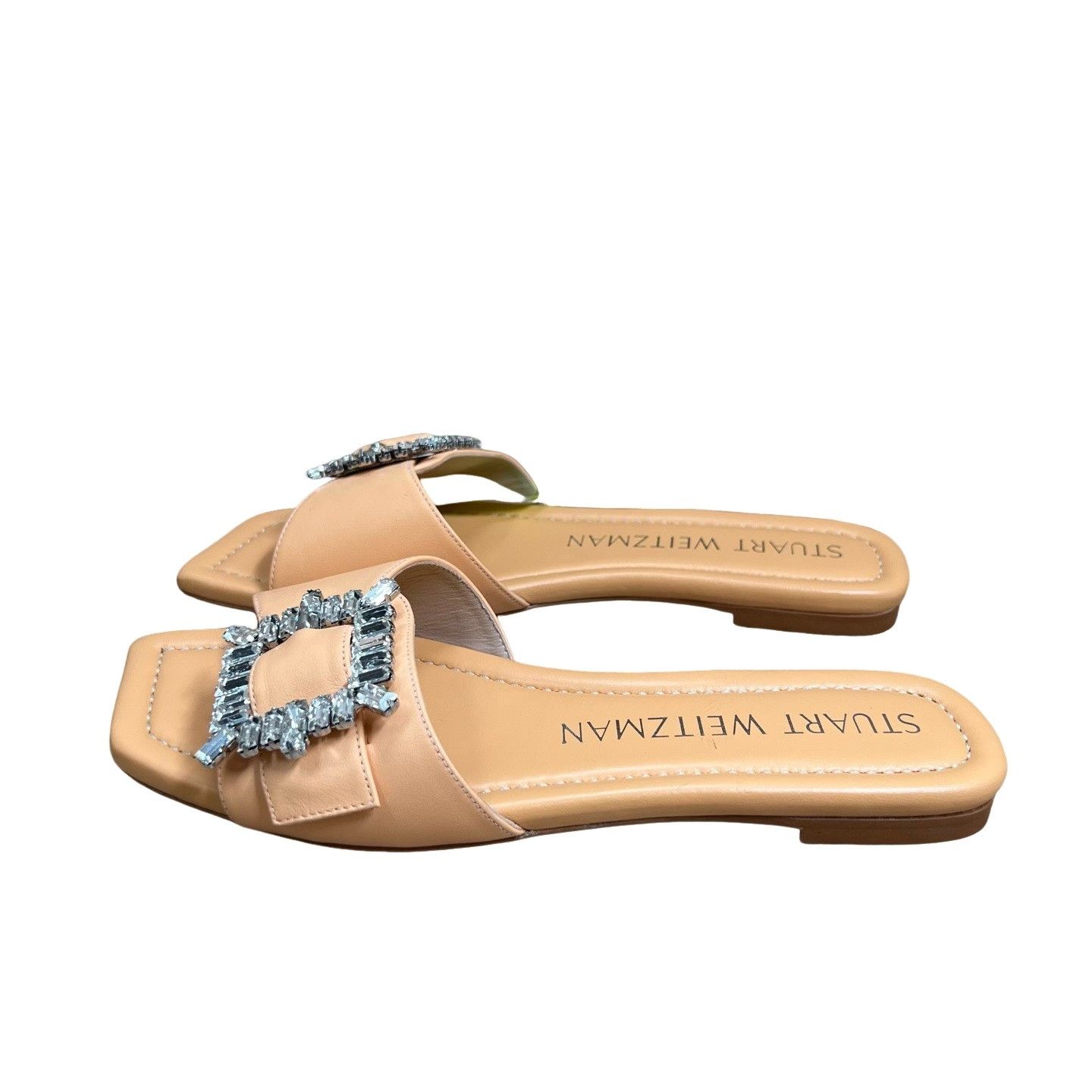 Stuart Weitzman Stuart Weitzman Crystal Buckle Slide Sandals US 6.5 Size US 6.5 / IT 36.5 - 1 Thumbnail